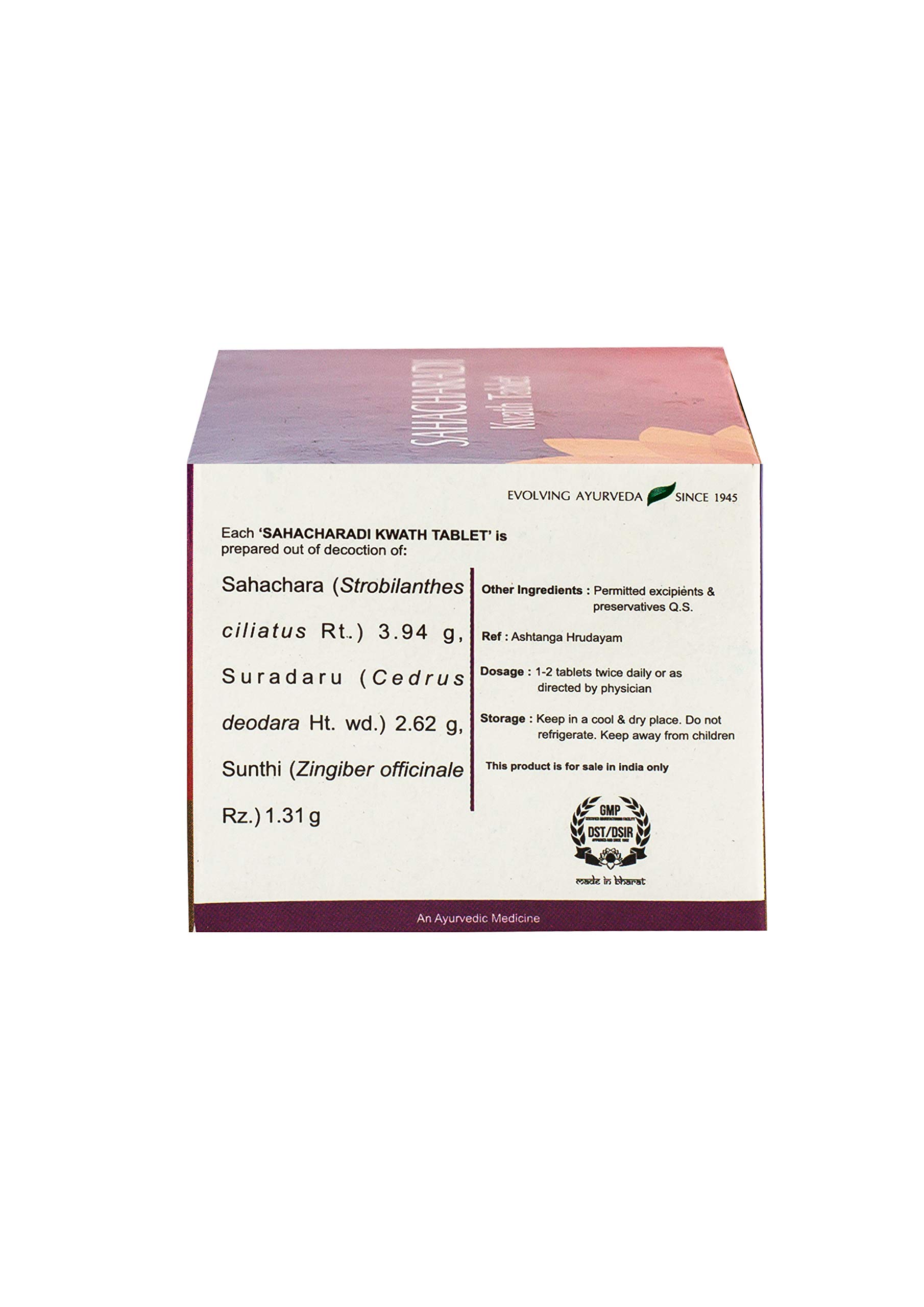 Kerala Ayurveda Sahacharadi Kwath Tablet 100 Tab – view 3