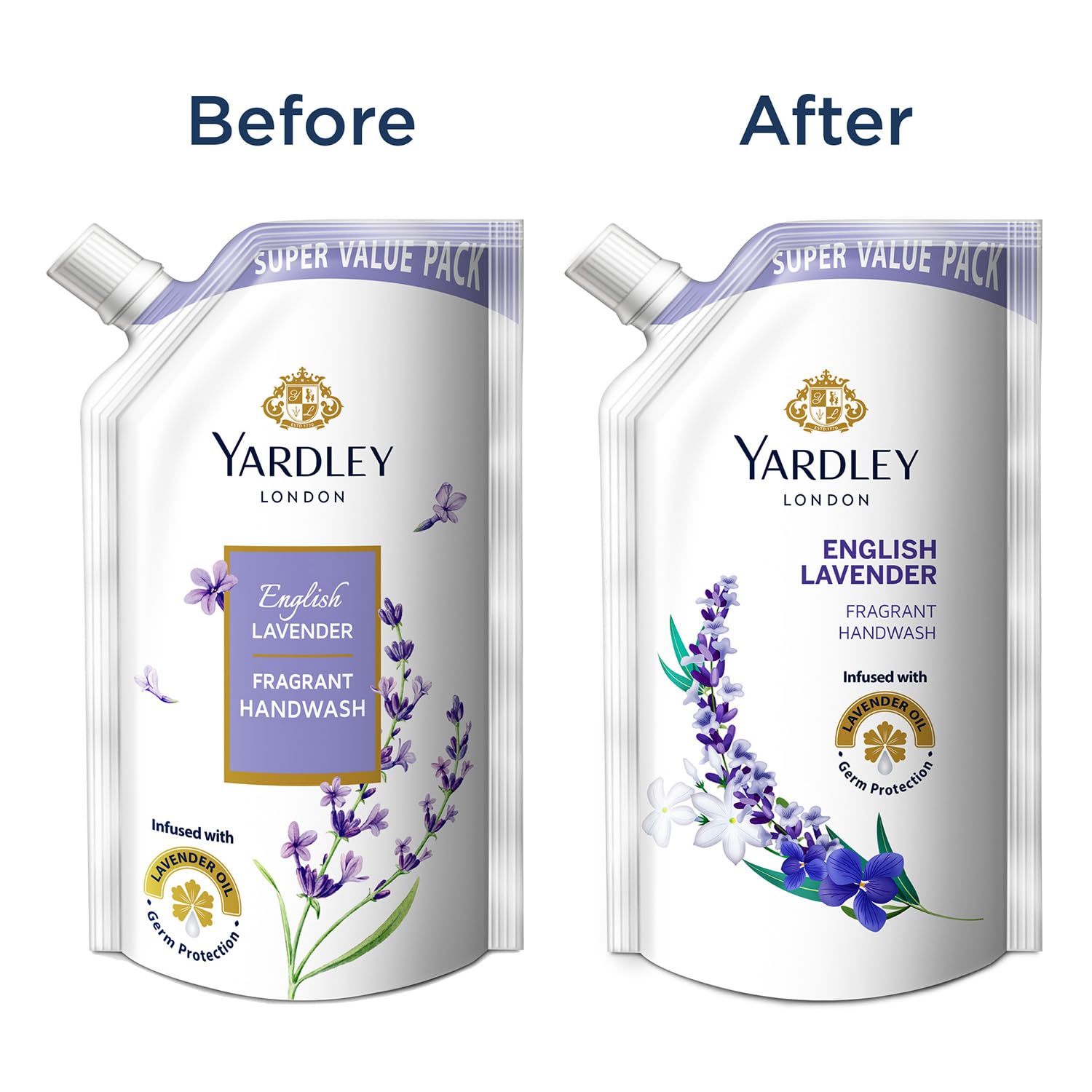 Yardley London English Lavender 650ml Pack of 2 Fragrant Handwash – view 4