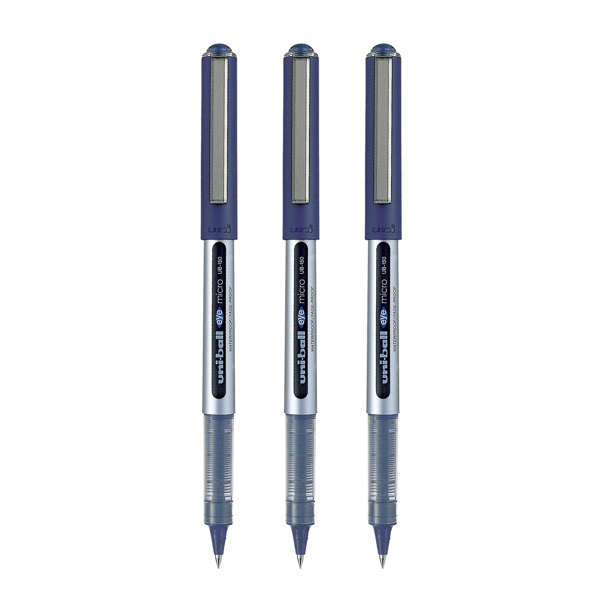 uni-ball Eye UB150 0.5 mm blue ink pen set