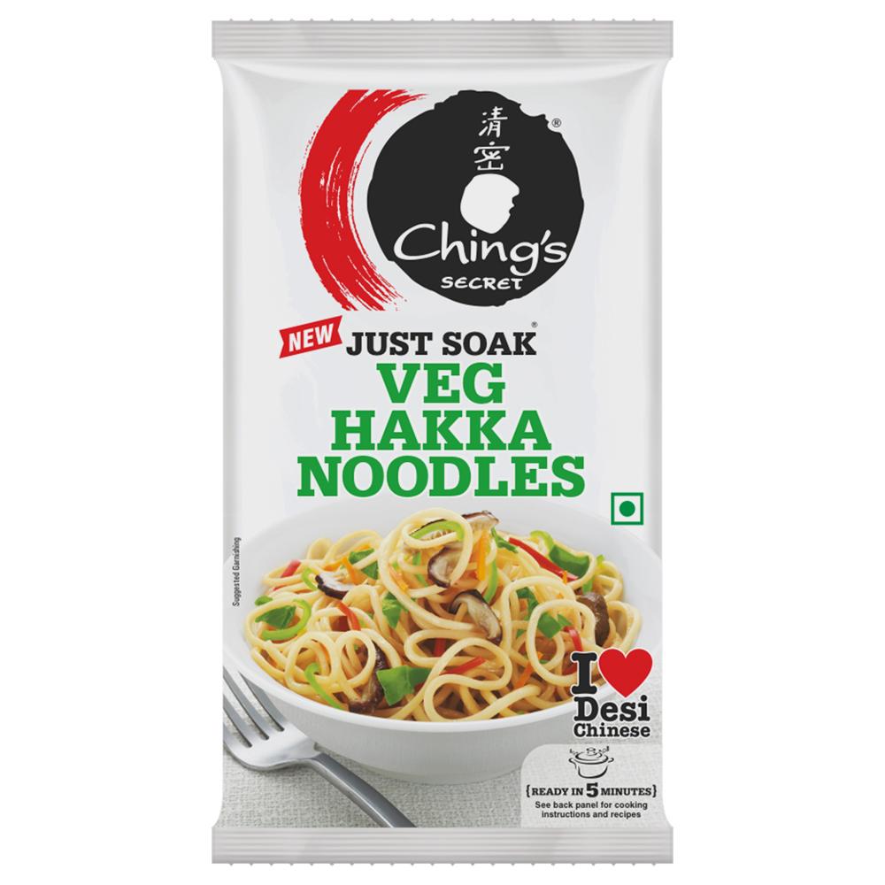 140 g pouch of vegetarian just soak veg hakka noodles