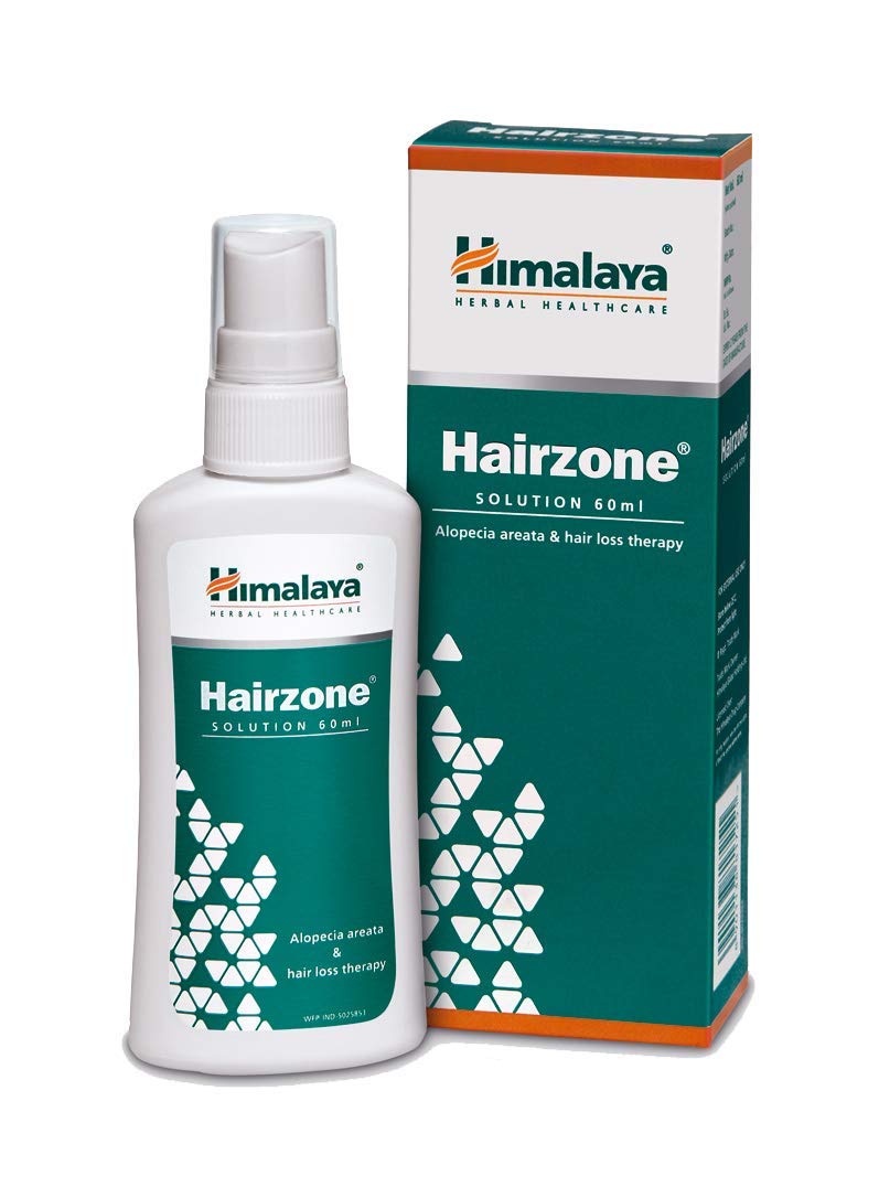 Himalaya Hairzone scalp solution bottle with mild scent formula
