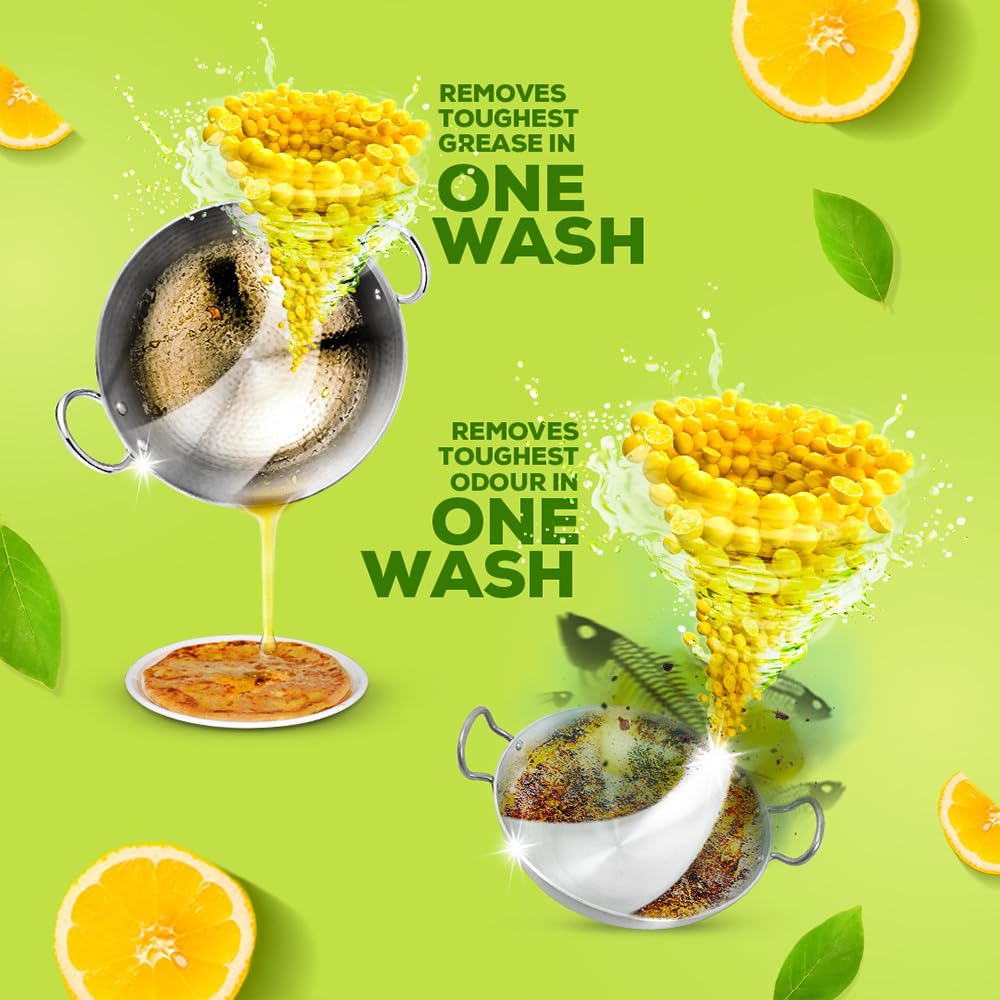 Vim Dishwash Liquid Gel Lemon Refill Pouch, 2 Ltr – view 4