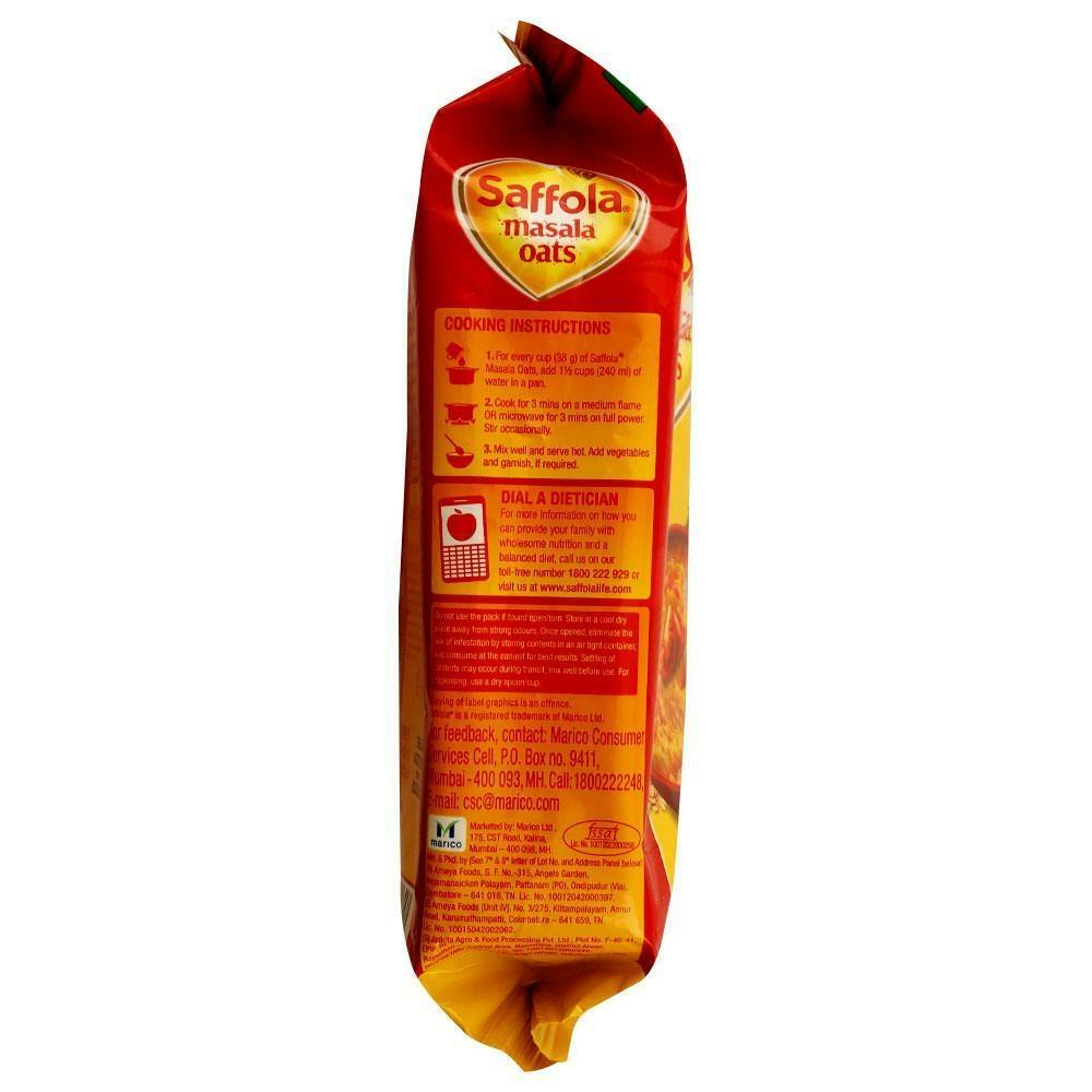 Saffola Peppy Tomato Instant Masala Oats 500 G – view 3