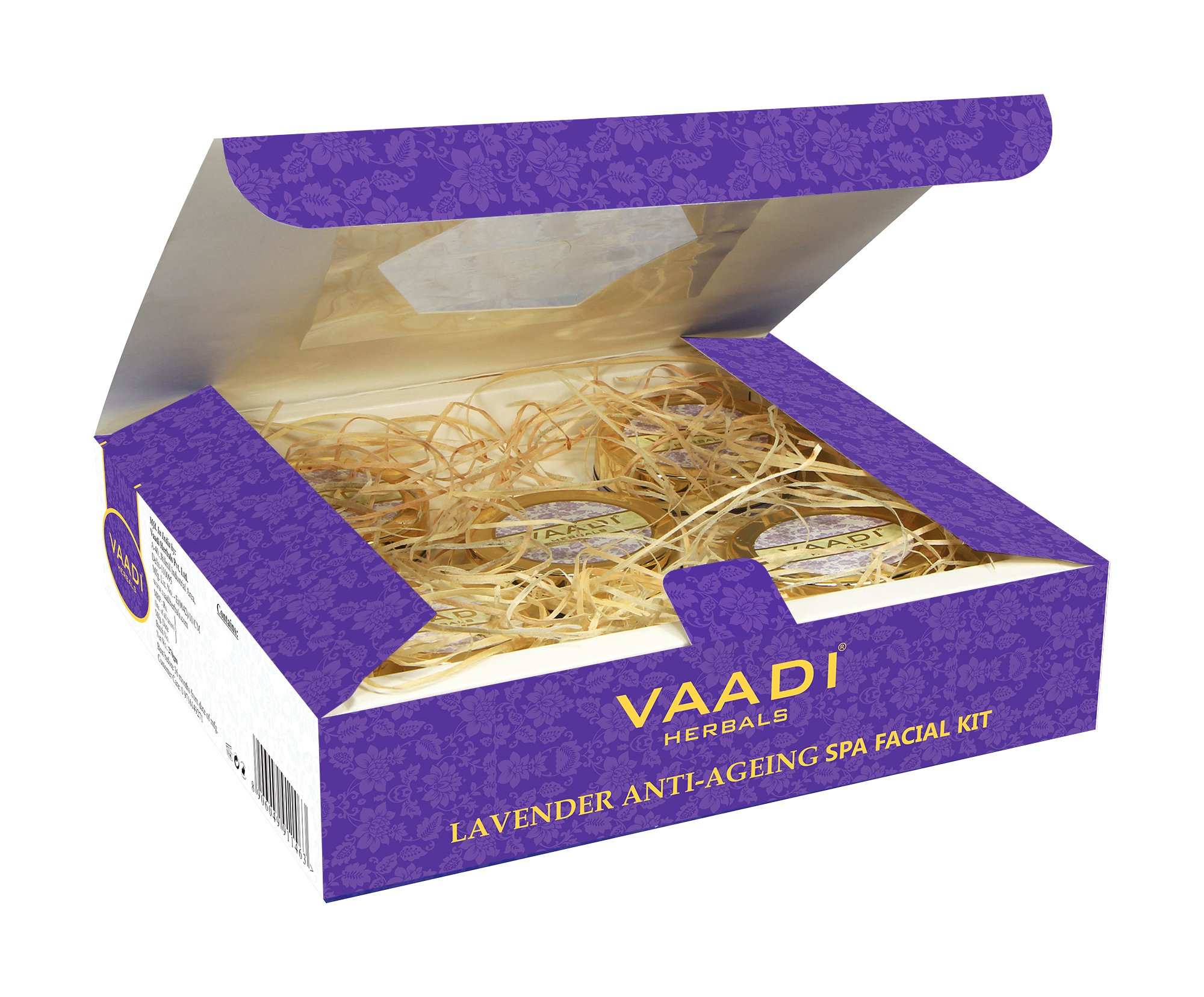 Vaadi Herbals Lavender Anti Ageing Spa Facial Kit with Rosemary Extract, 270g – view 2