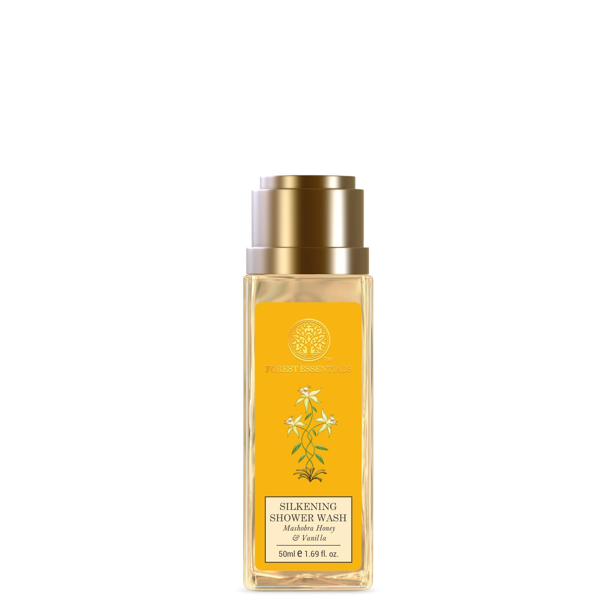 Forest Essentials Travel Size Silkening Shower Wash Iced Pomegranate & Kerala Lime & Forest essentials Silkening Shower Wash Mashobra Honey & Vanilla Combo – view 5