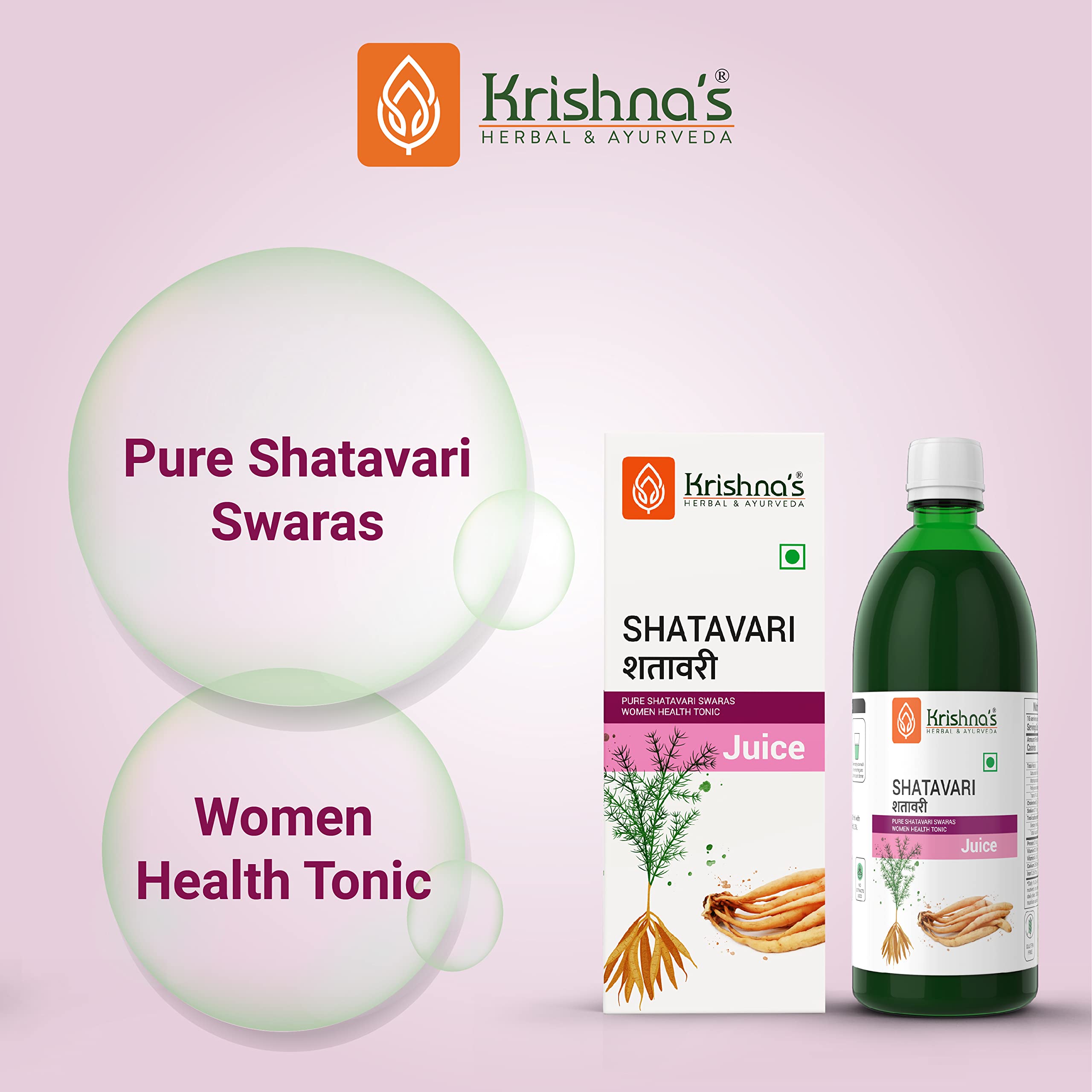 Krishna's Shatavari Juice 500 ml – view 2