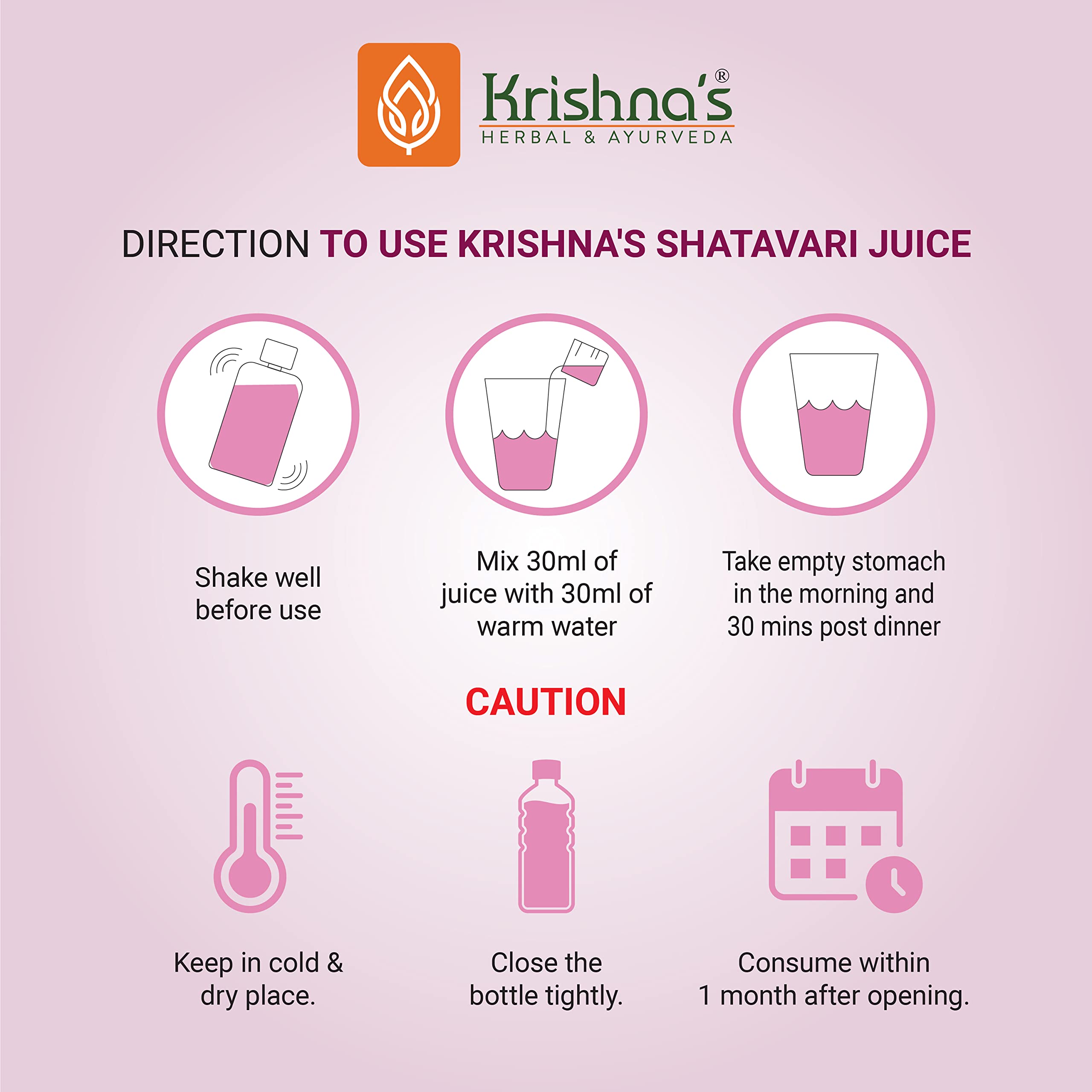 Krishna's Shatavari Juice 500 ml – view 4