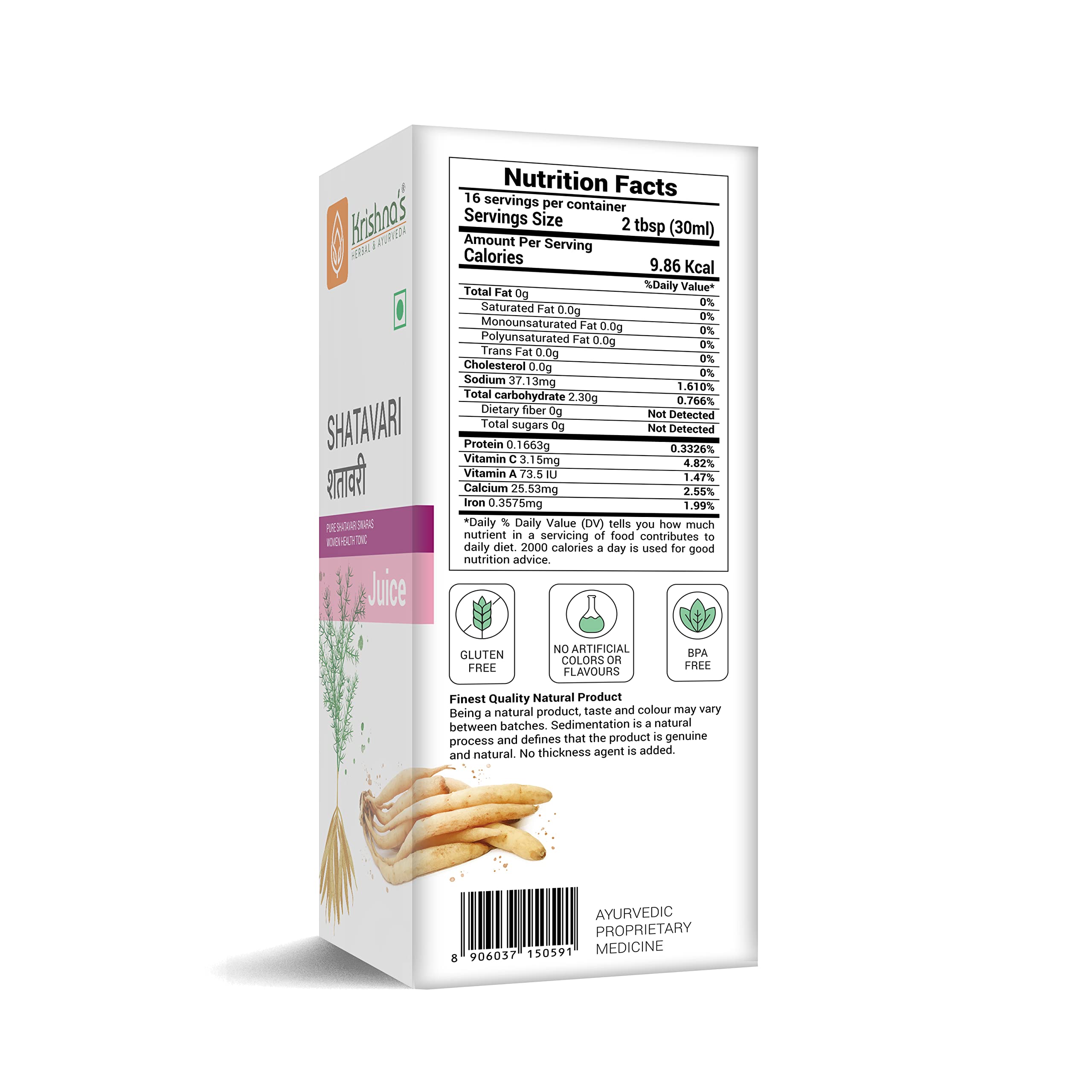 Krishna's Shatavari Juice 500 ml – view 8