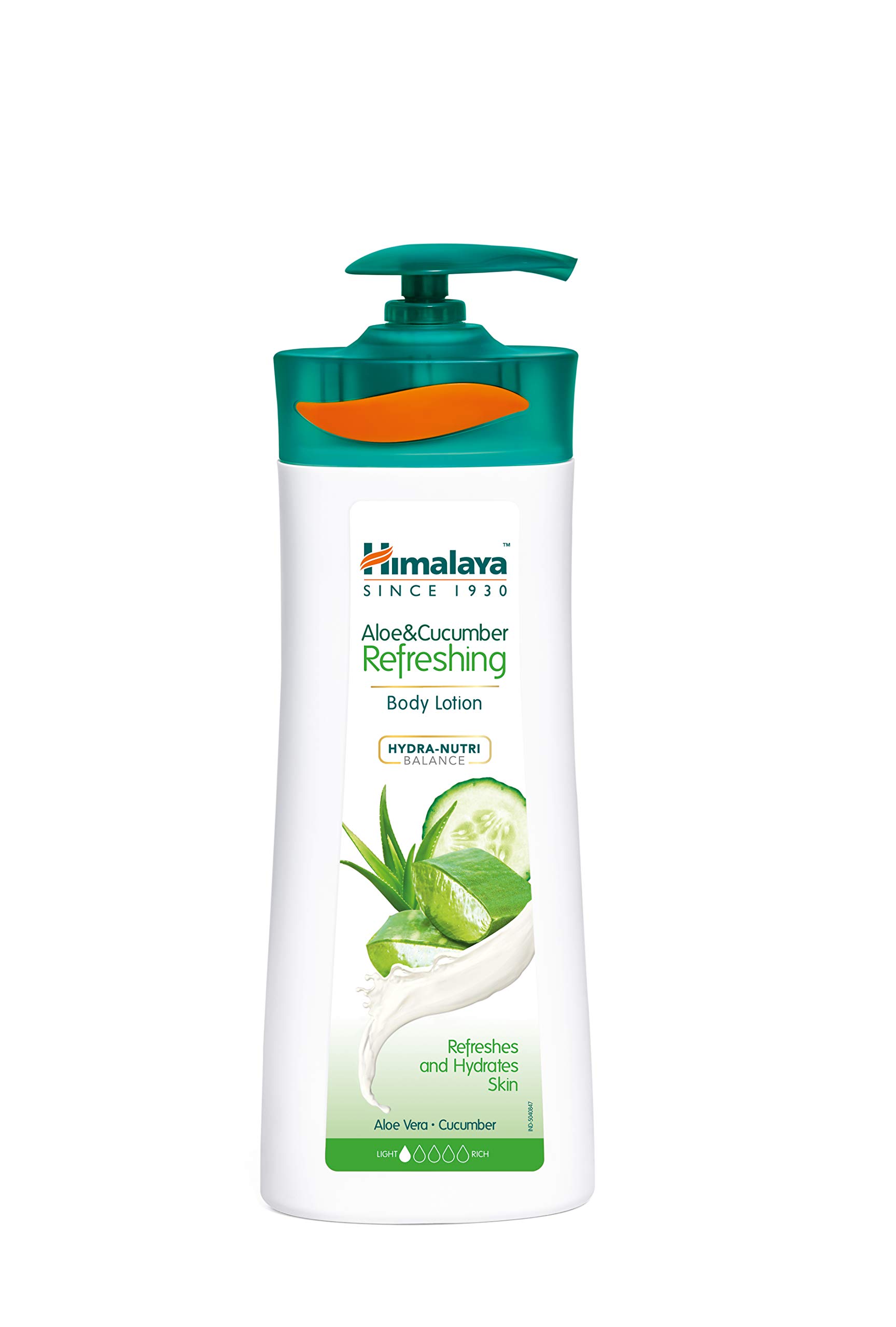 Himalaya refreshing body lotion with aloe and cucumber 400ml bottle