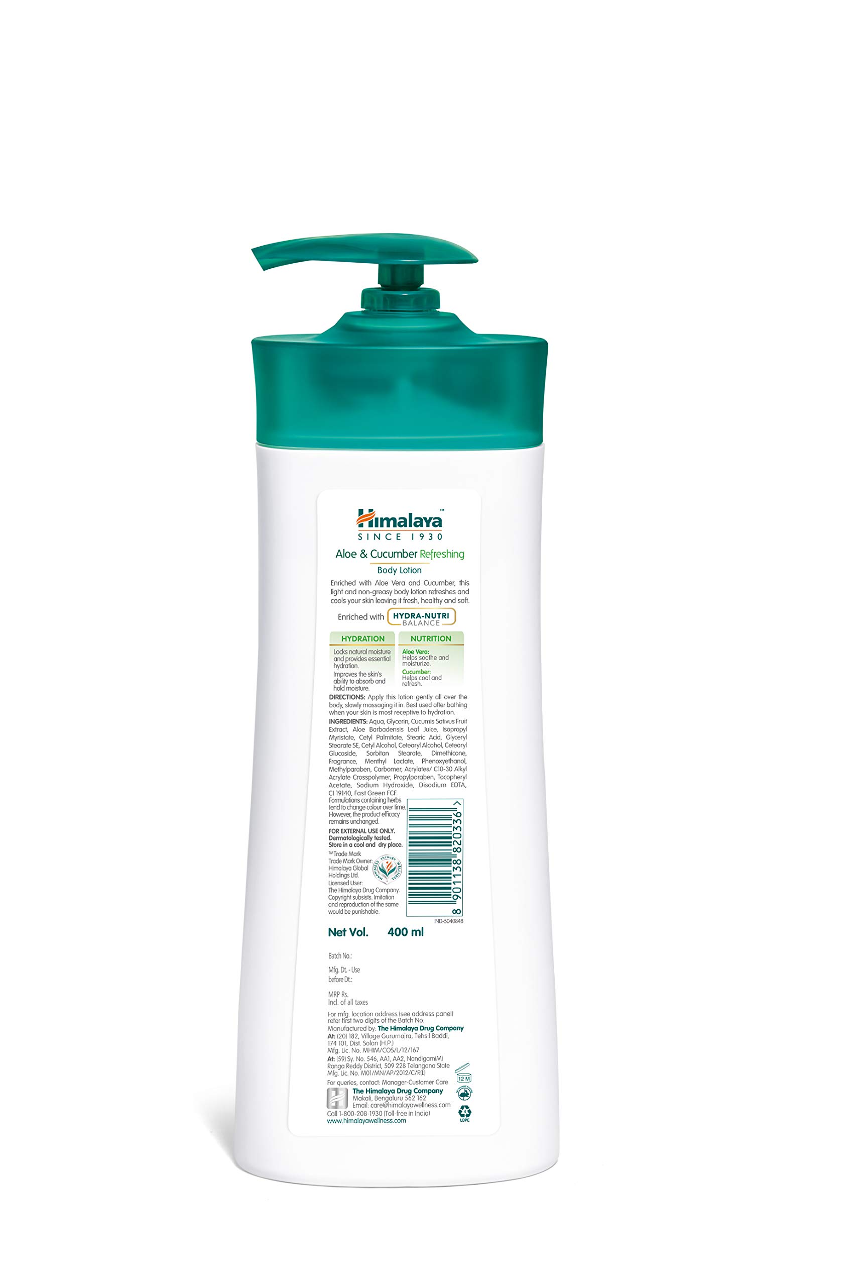 Himalaya Refreshing Body Lotion, Aloe and Cucumber, 200ml – view 2