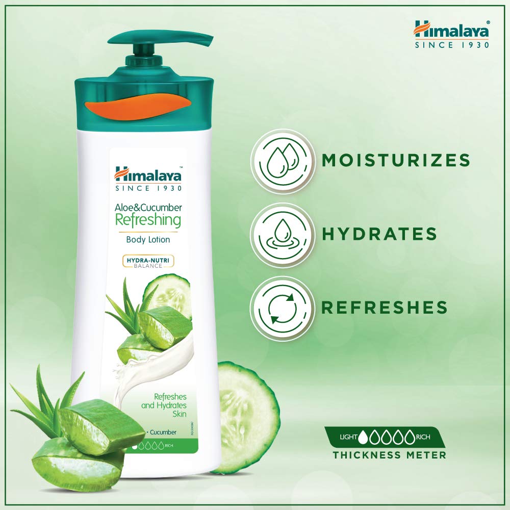 Himalaya Refreshing Body Lotion, Aloe and Cucumber, 200ml – view 3