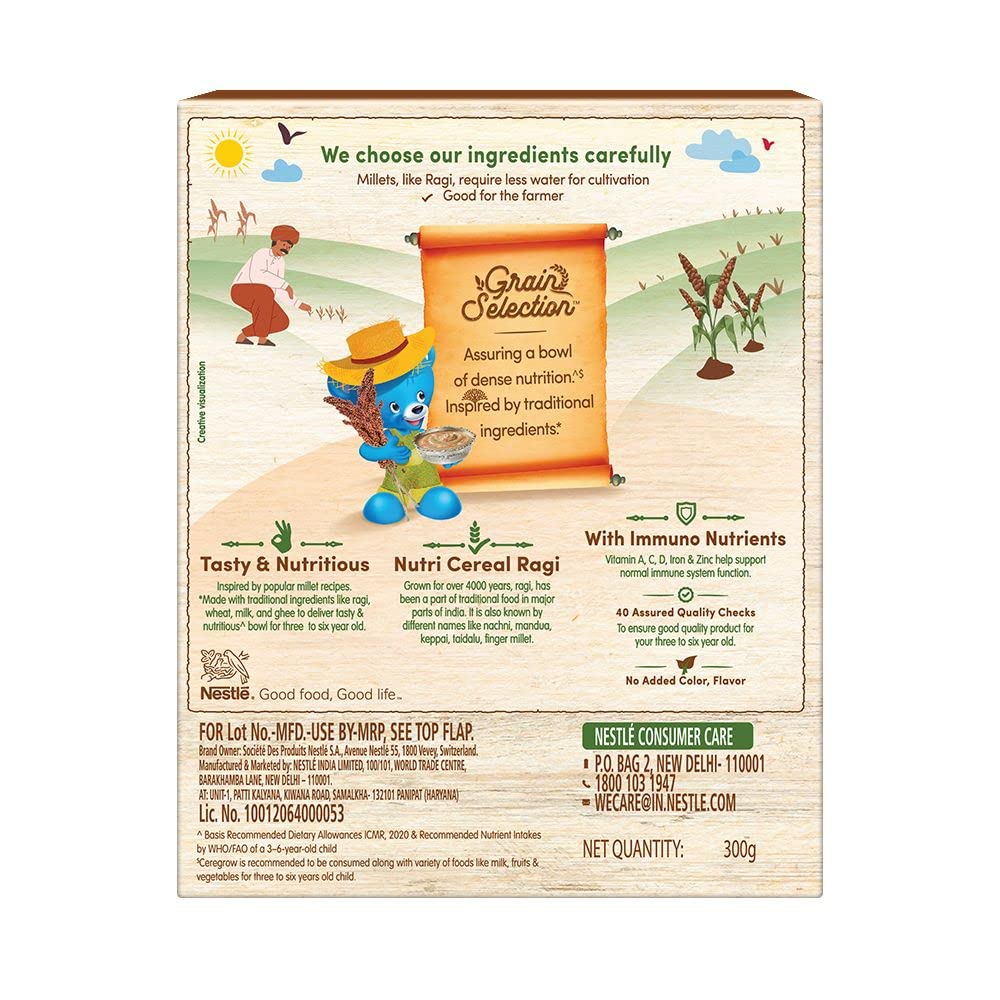NESTLE CEREGROW Grain Selection with Nutri-cereal Ragi, Mixed Fruit & Ghee – view 2