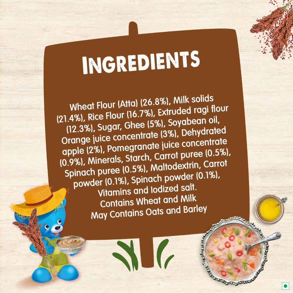 NESTLE CEREGROW Grain Selection with Nutri-cereal Ragi, Mixed Fruit & Ghee – view 3