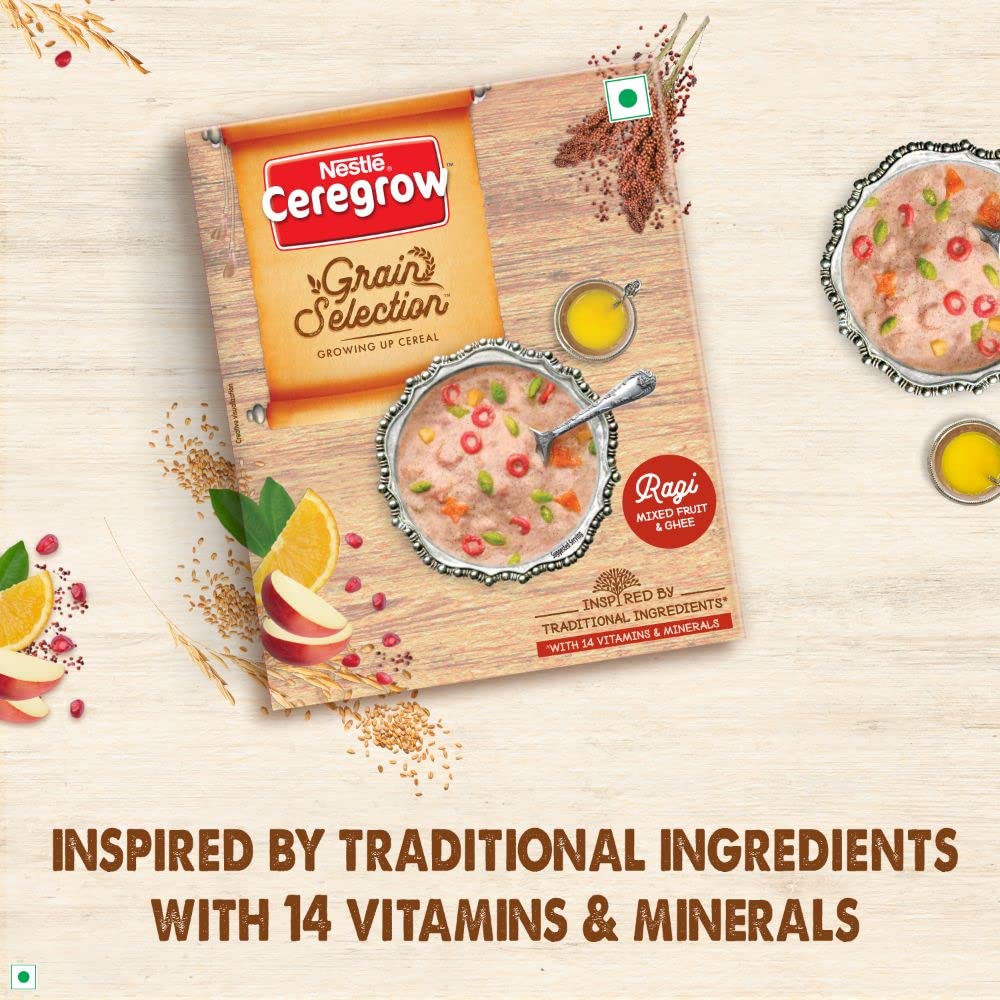 NESTLE CEREGROW Grain Selection with Nutri-cereal Ragi, Mixed Fruit & Ghee – view 6