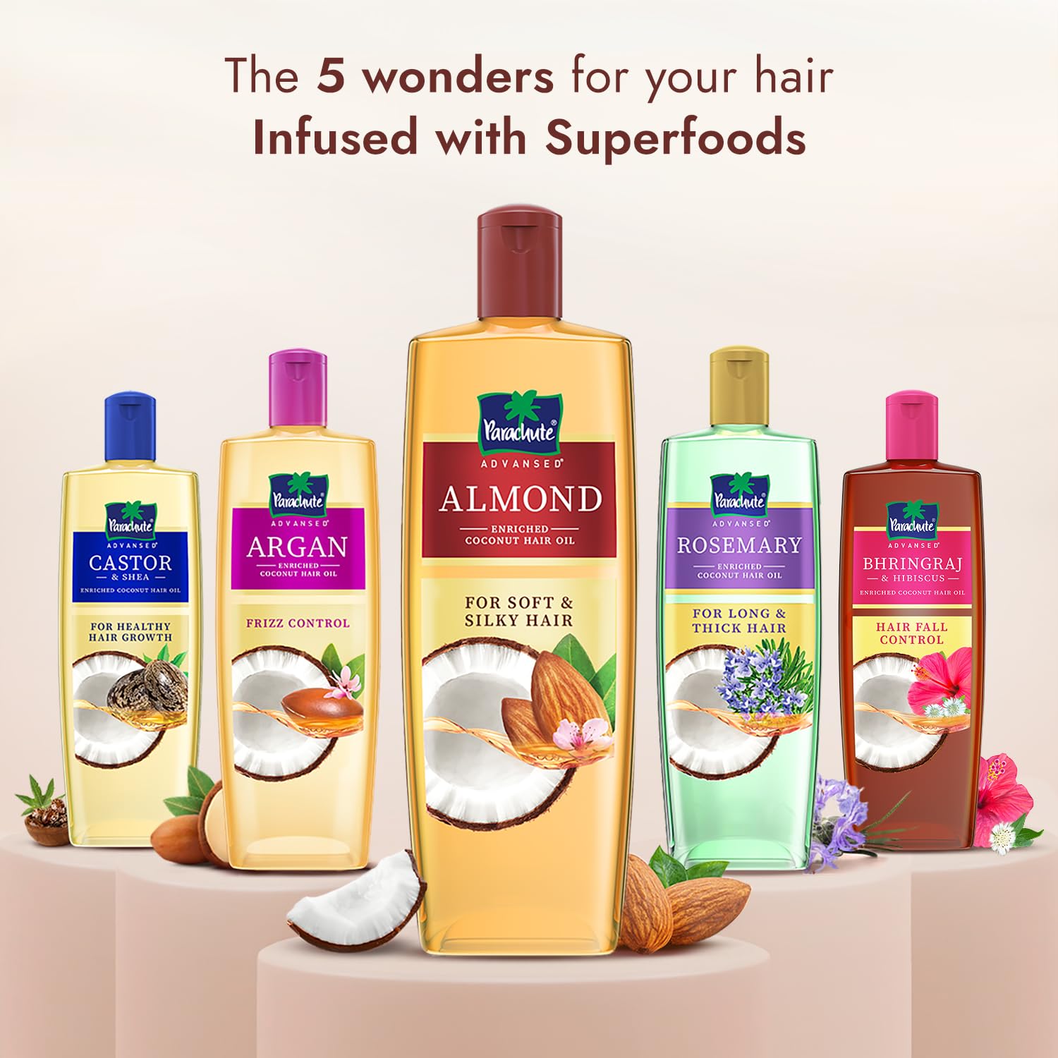 Parachute Advansed Almond-enriched Coconut Hair Oil – view 7