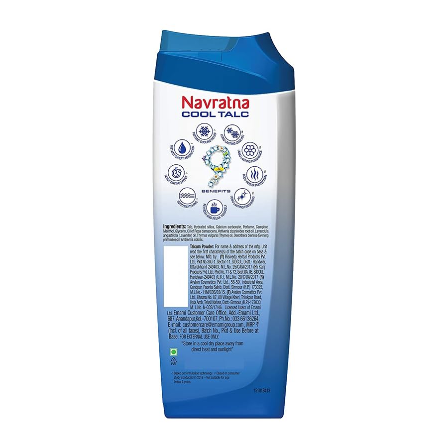 Navratna Cool Mint Fresh Talc – view 7