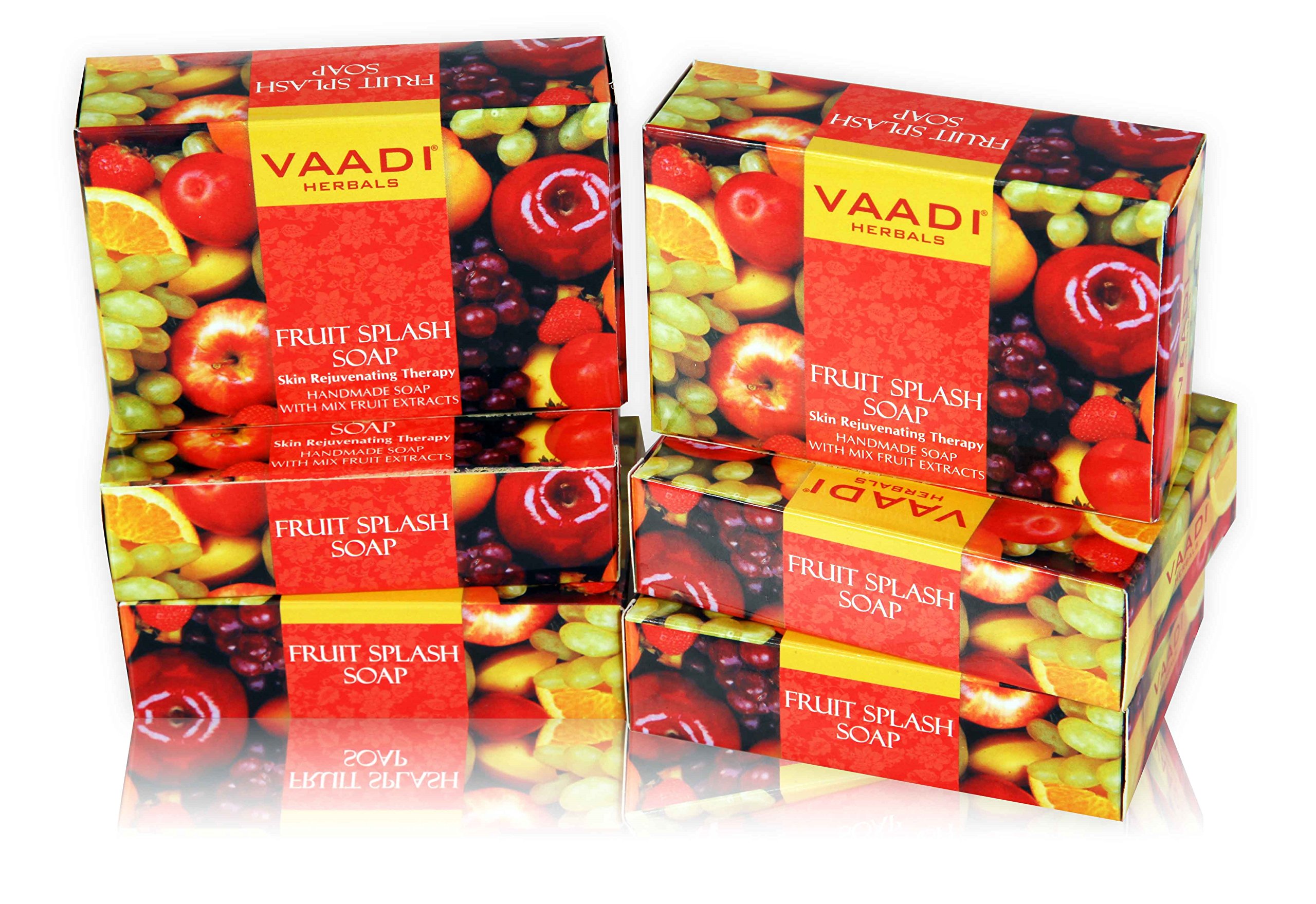 Vaadi Herbals fruit soap bar with lemon scent packaging