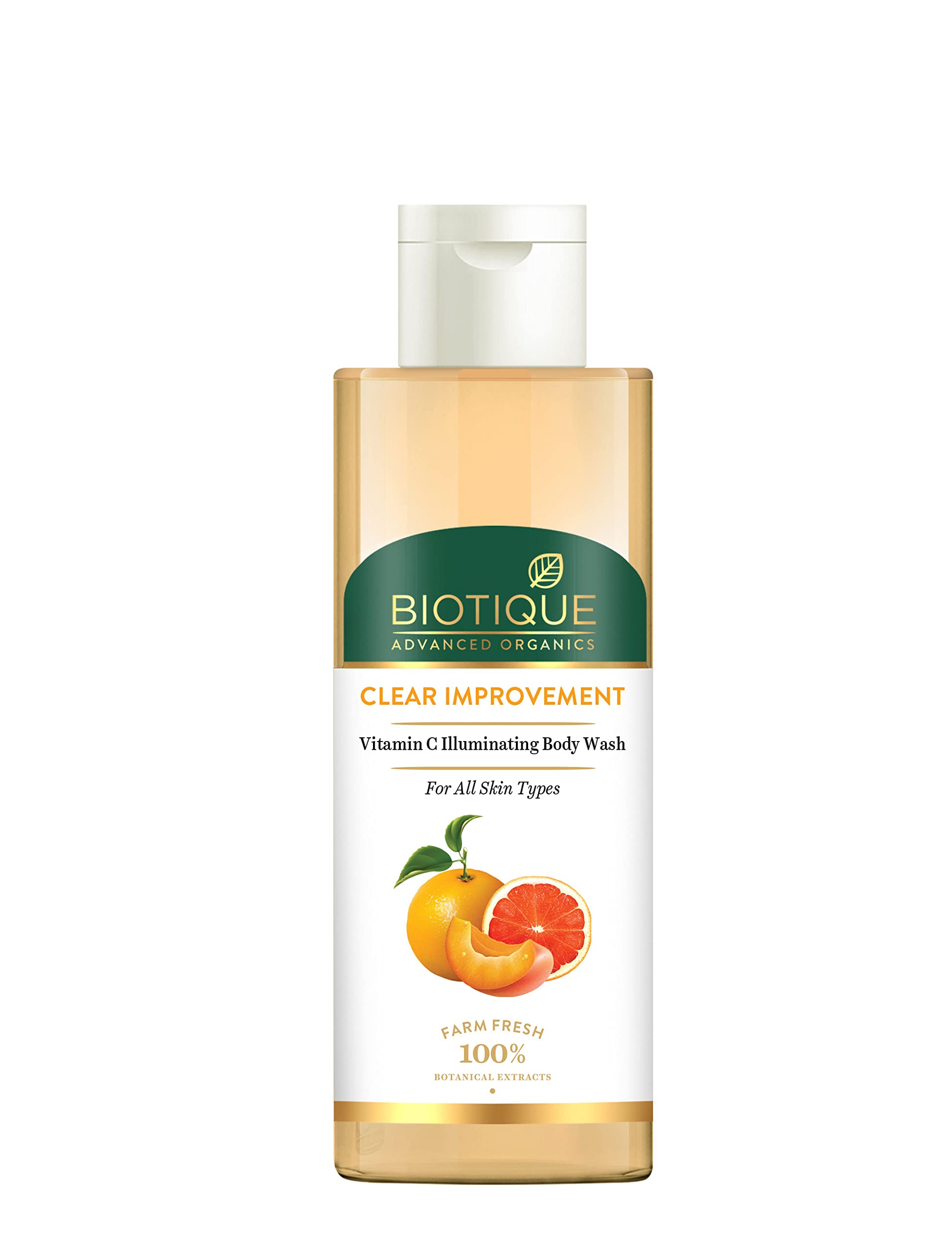 Biotique Advanced Organics Vitamin C body wash bottle