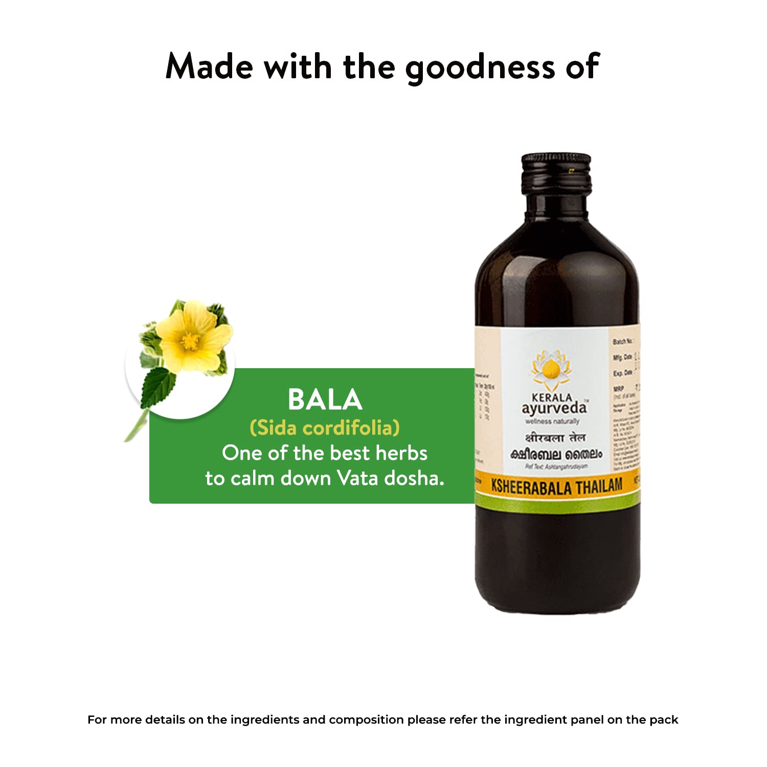 Kerala Ayurveda Ksheerabala Thailam 450ml – view 6