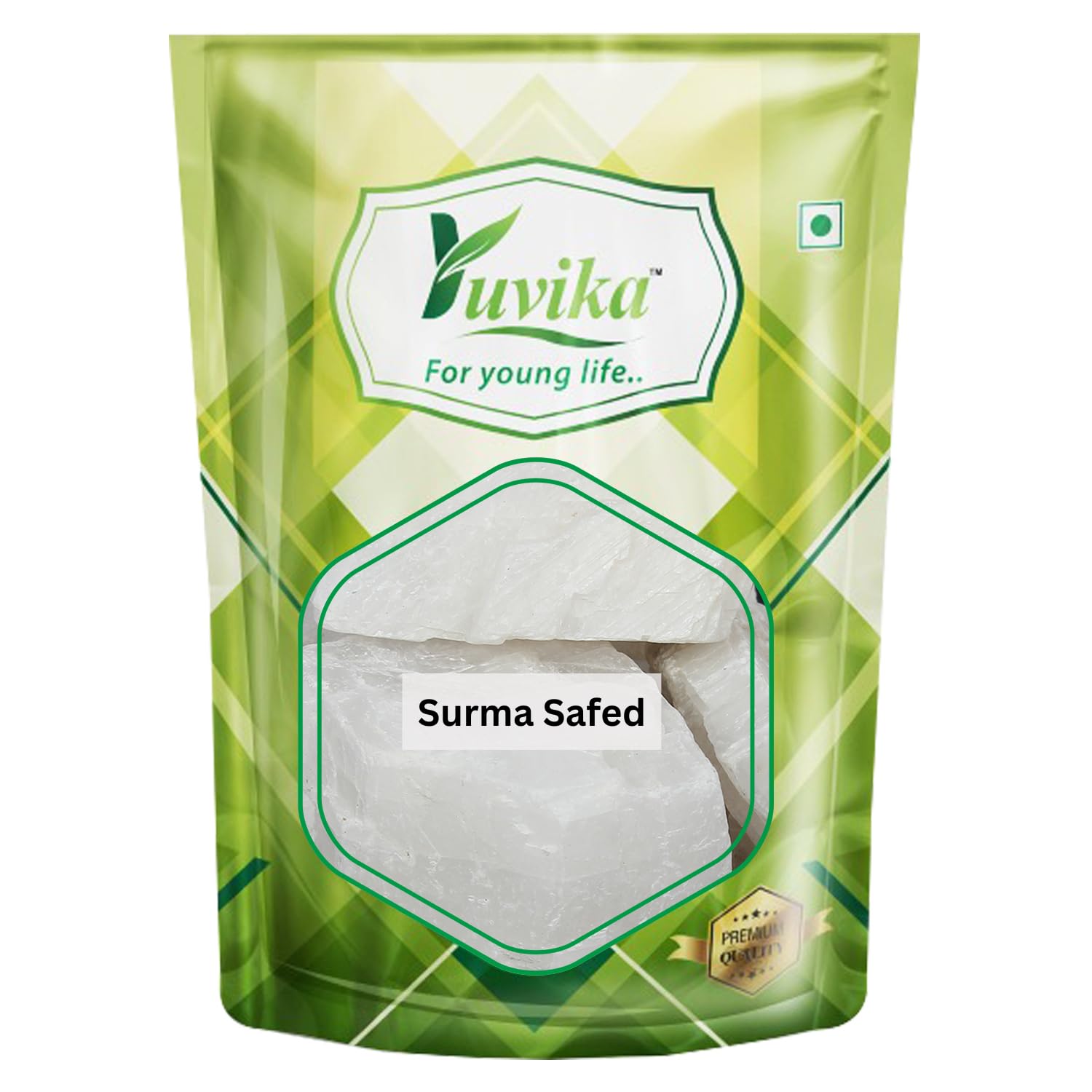 Yuvika surma safed white surma 100 gram hero pack shot
