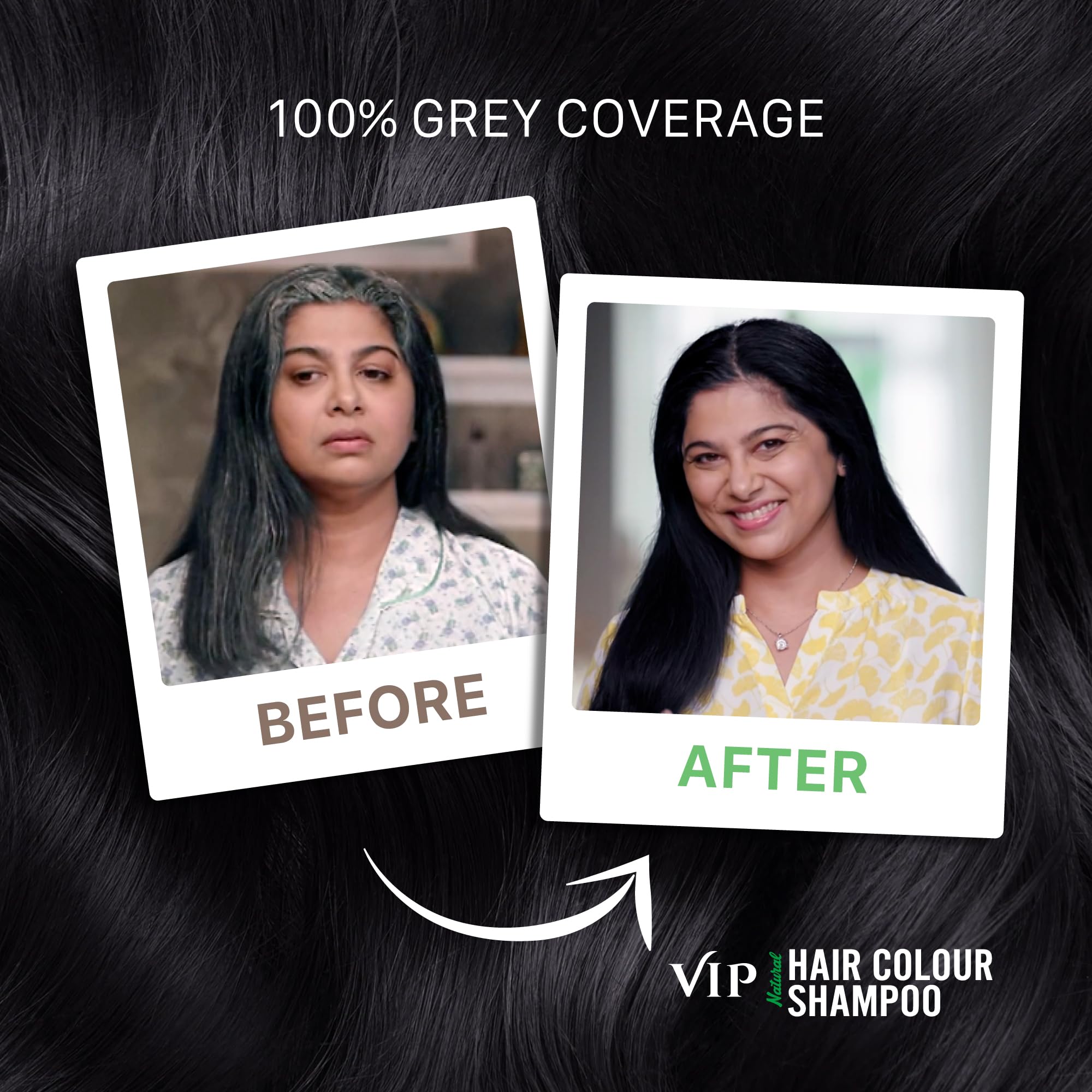 VIP Hair Color Shampoo For Women and Men Hair Dye 15 Minute color – view 7