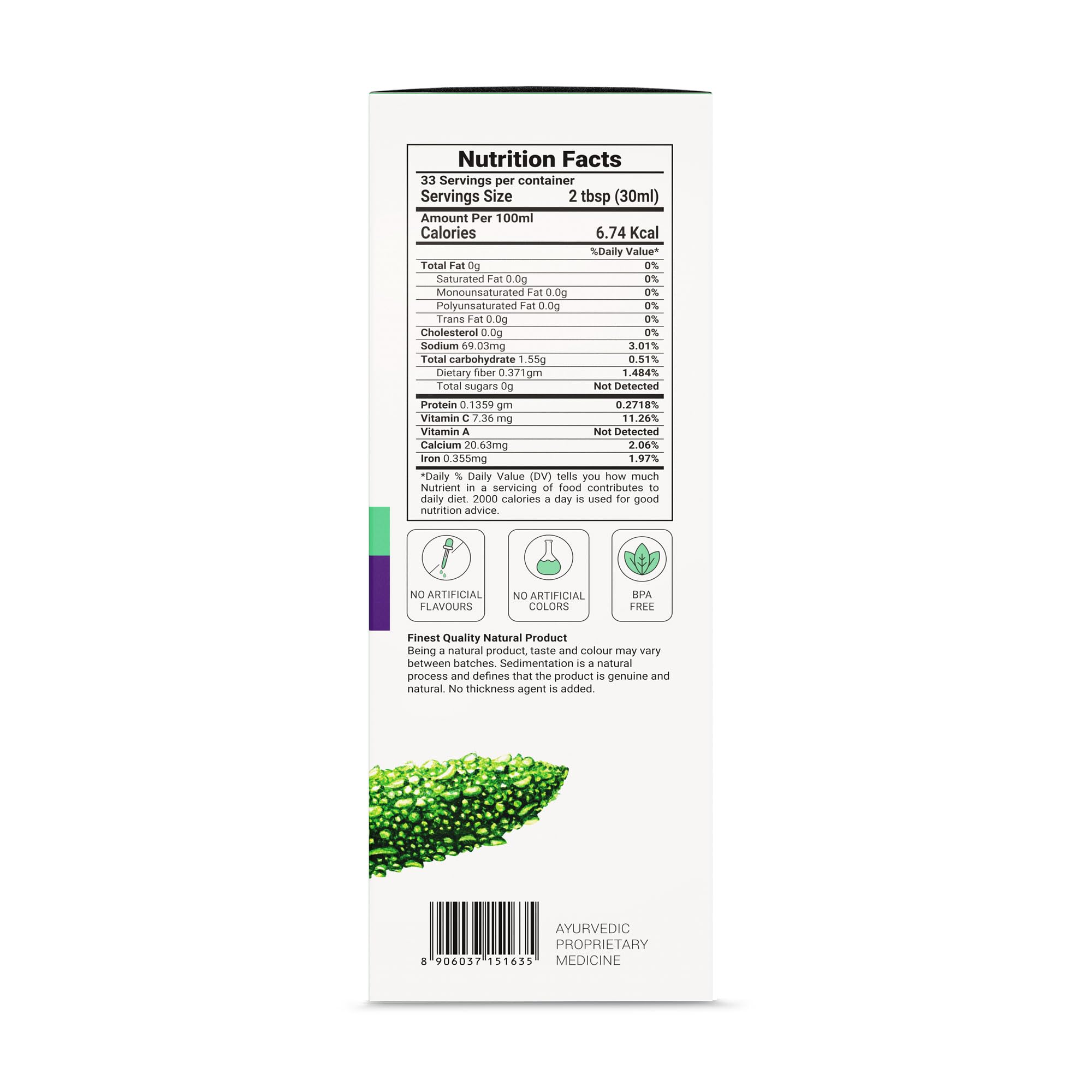 Krishna's Karela Jamun Mix Juice - 1000 ml – view 8
