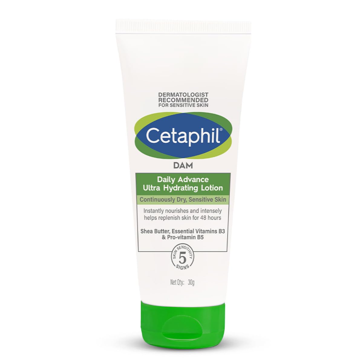 Cetaphil DAM daily moisturizer pack for dry sensitive skin