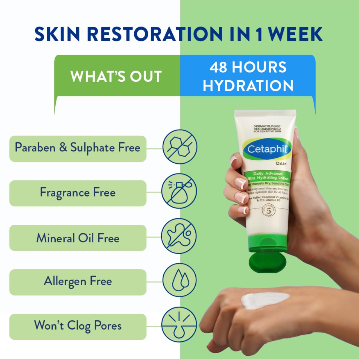 Cetaphil DAM Daily Advance Ultra Hydrating Lotion for Dry, Sensitive Skin – view 5