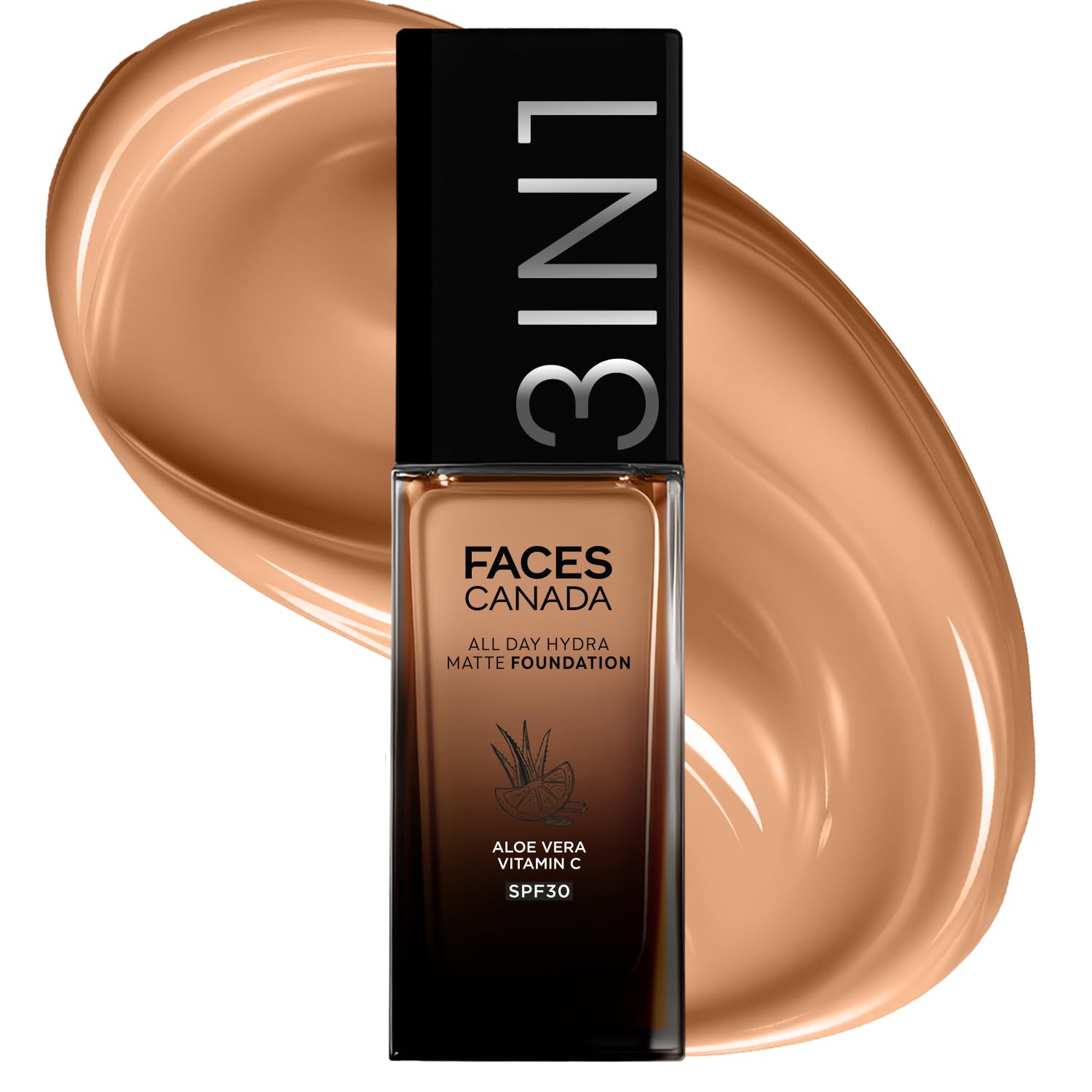 Warm Sand 042 matte foundation tube from Faces Canada