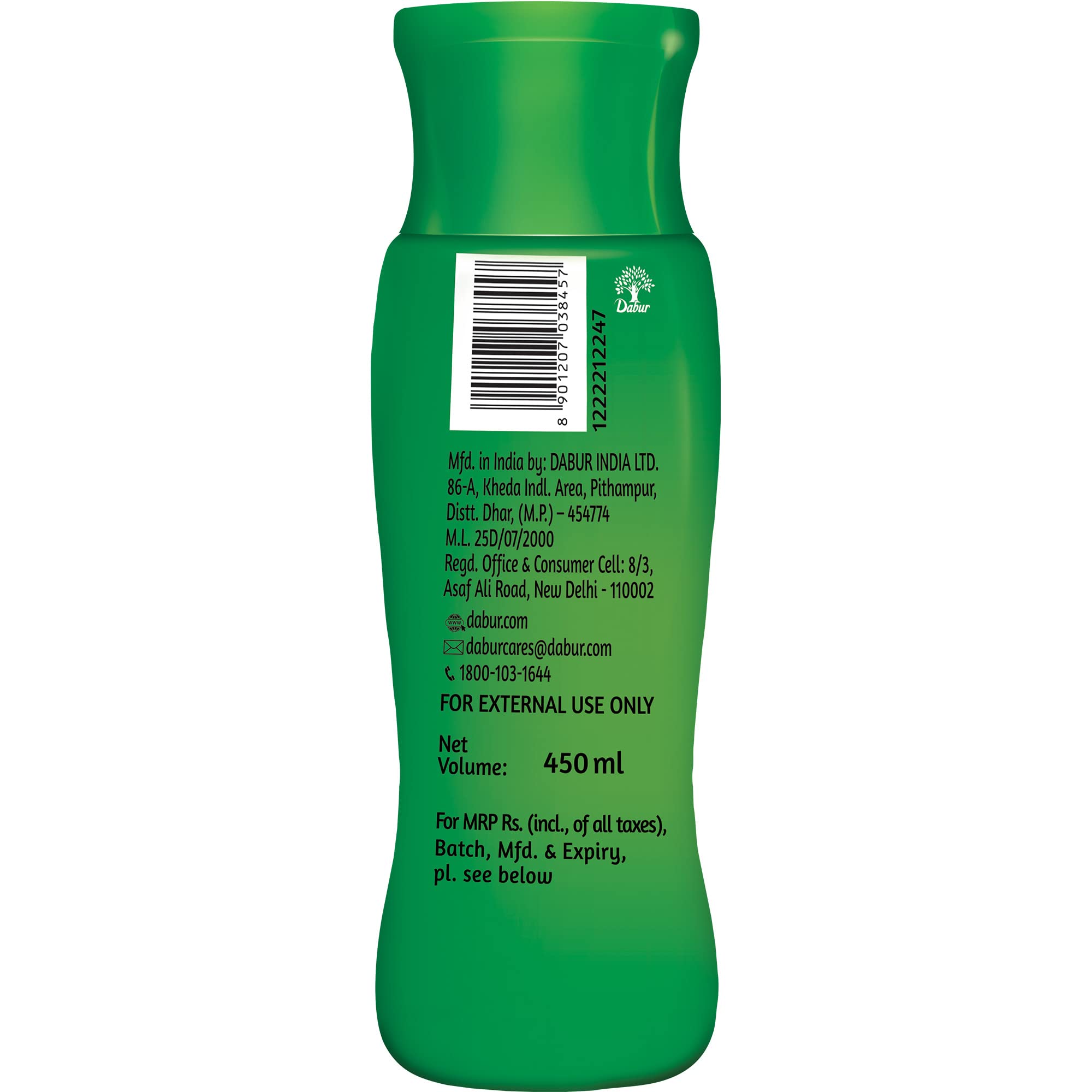 Dabur Vatika Enriched Coconut Hair Oil, 450ml For Strong, Thick & Shiny Hair, Clinically Tested To Reduce 90% Hairfall In 4 Wks, Controls Dandruff, Prevents Dull & Damaged Hair Enriched With 10 Herbs – view 7