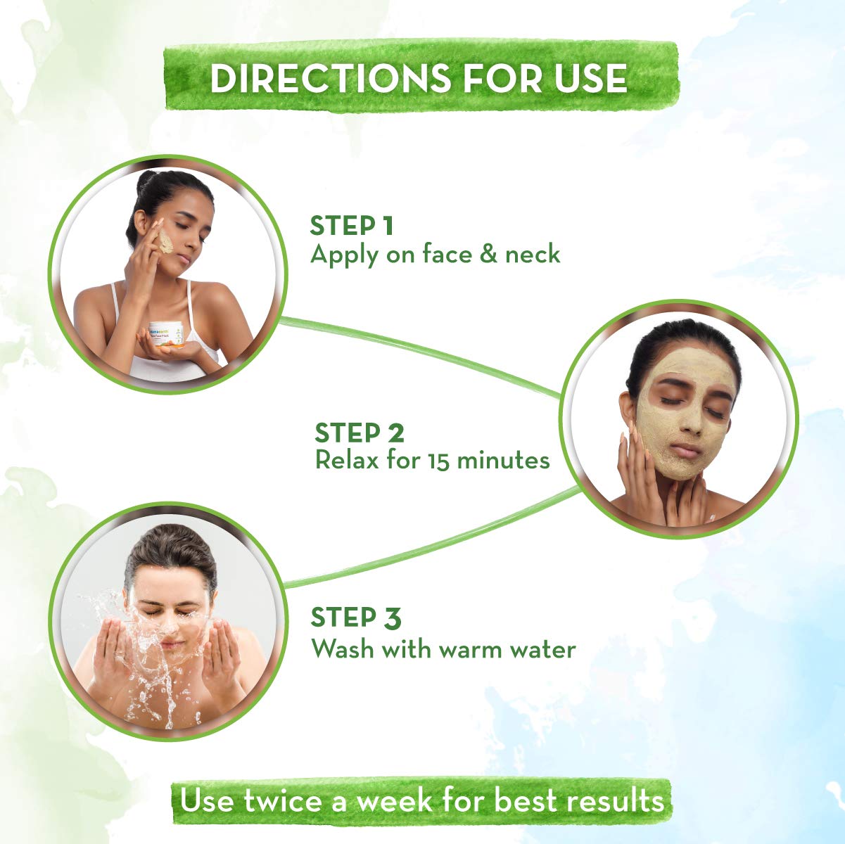 Mamaearth Ubtan Face Pack Mask for Fairness, Tanning & Glowing Skin with Saffron, Turmeric & Apricot Oil, 100g – view 4