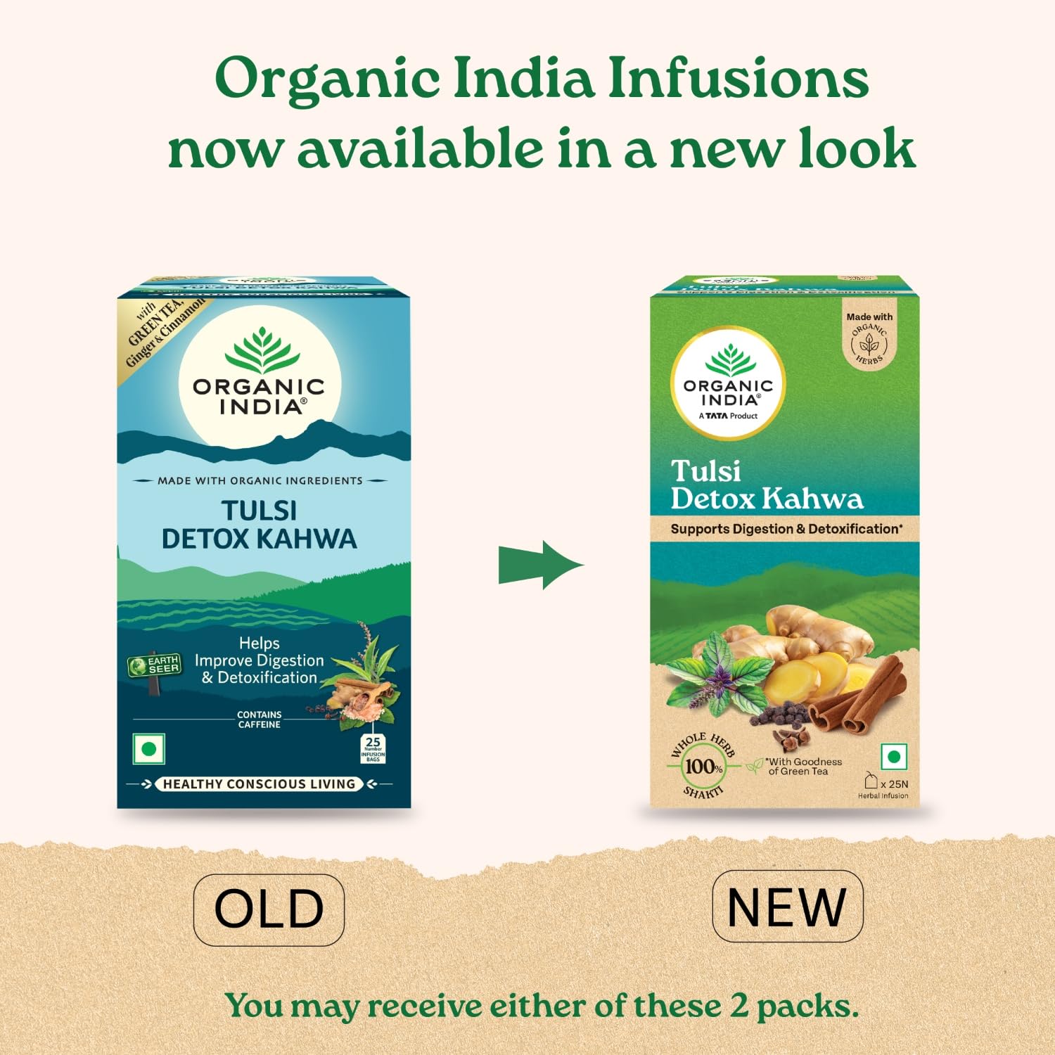 ORGANIC INDIA Tulsi Detox Kahwa 25 IB – view 2