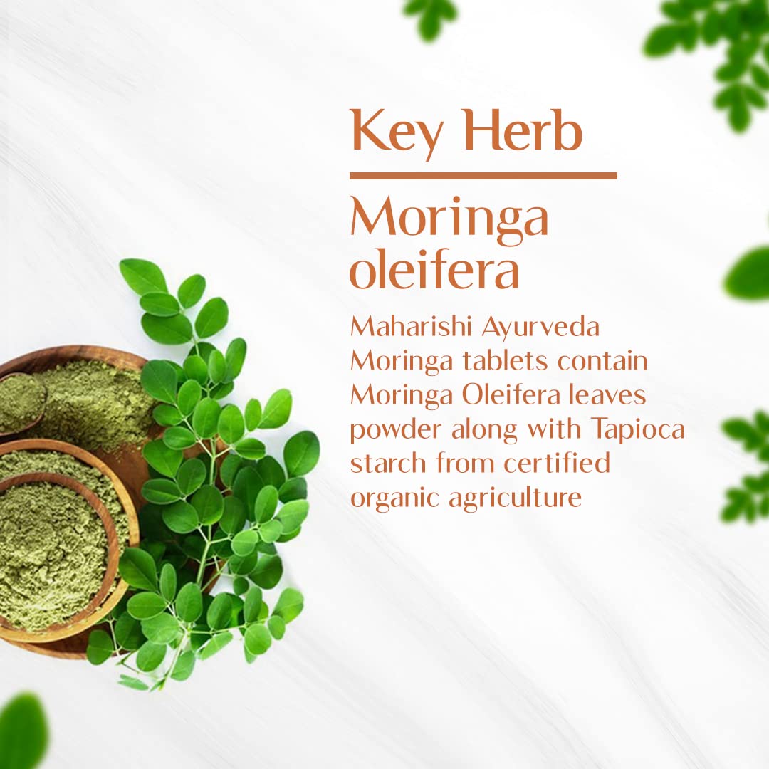 Maharishi Ayurveda Organic Moringa Tablets 500 MG – view 3