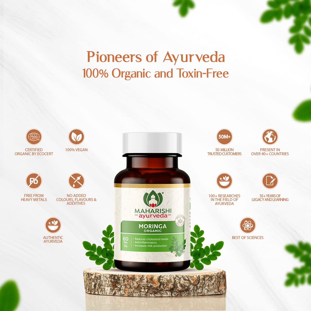 Maharishi Ayurveda Organic Moringa Tablets 500 MG – view 5