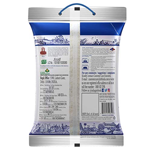 India Gate Basmati Rice Bag, Super, 5kg – view 2