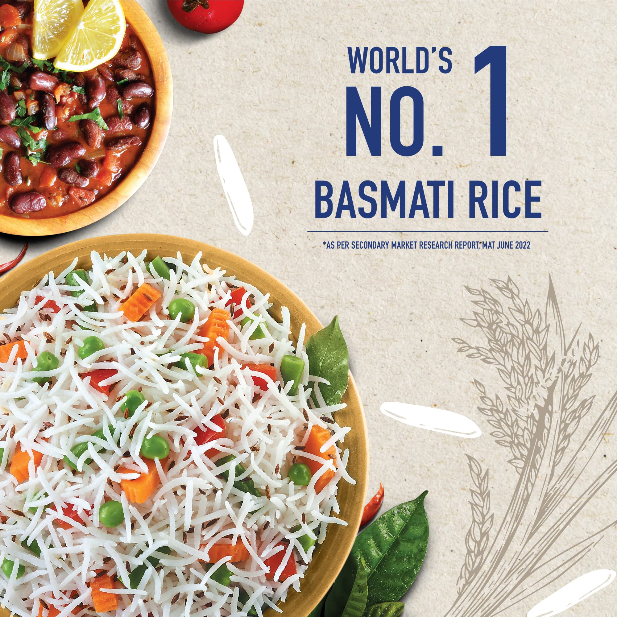 India Gate Basmati Rice Bag, Super, 5kg – view 3
