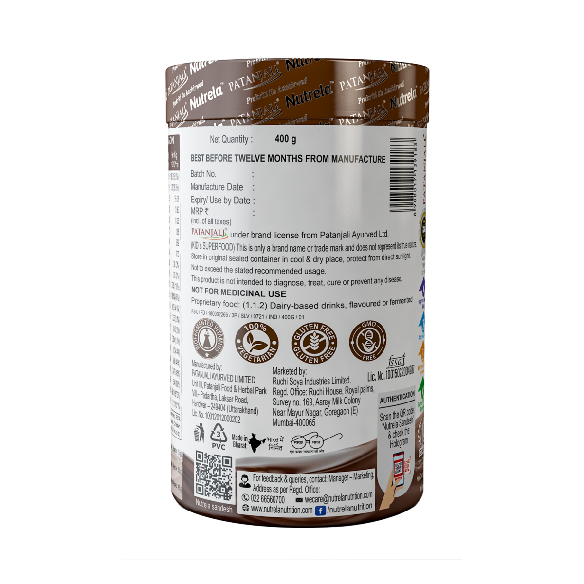 Patanjali Nutrela Kid's Superfood 400 g – view 2