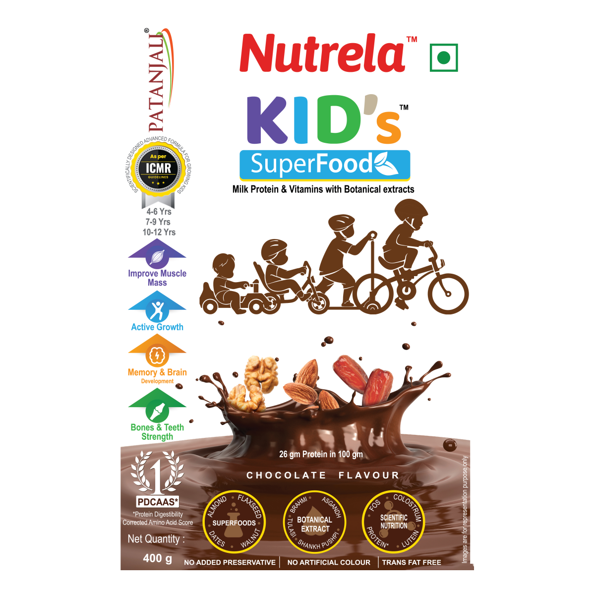 Patanjali Nutrela Kid's Superfood 400 g – view 6