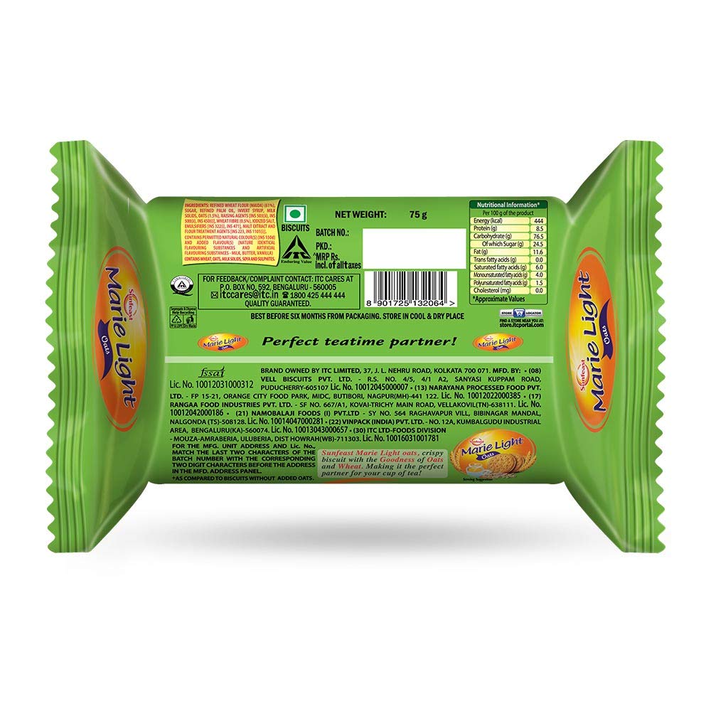 Sunfeast Marie Light Oats, 75 g – view 2