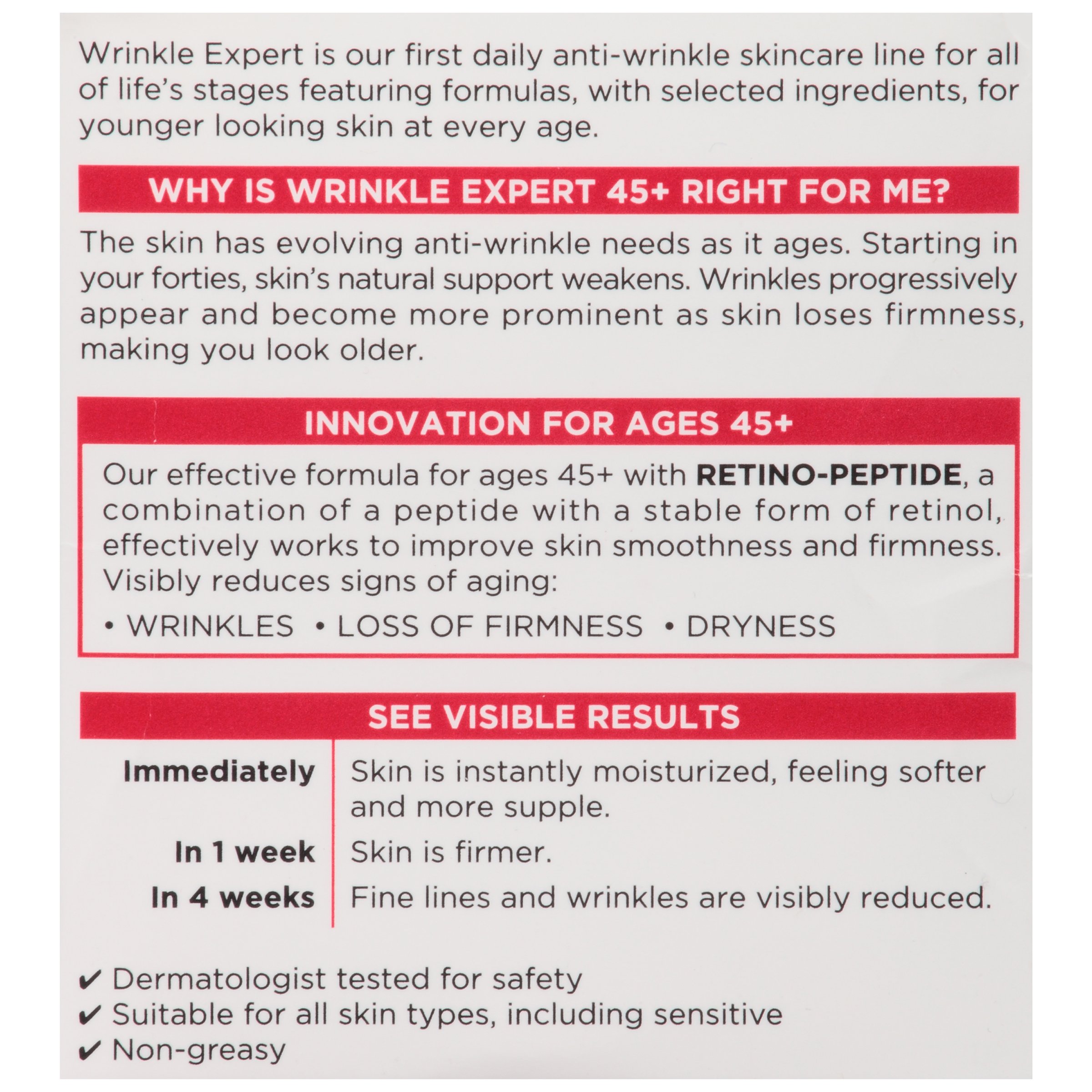 L'Oreal Paris Skincare Wrinkle Expert 45+ Anti-Aging Face Moisturizer with Retino-Peptide, Non-Greasy, Suitable for Sensitive Skin, 1.7 fl. oz. – view 4