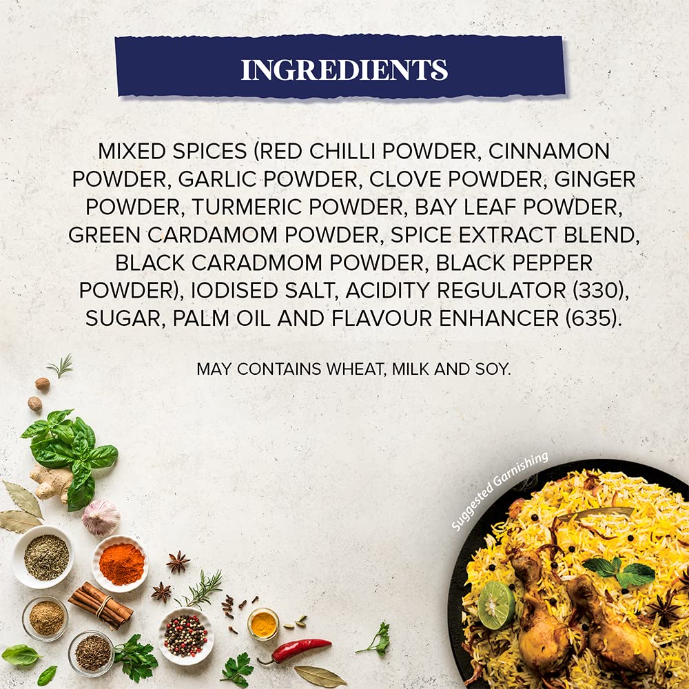 MAGGI Professional Hyderabadi Biryani Seasoning, 200 g, Inspired By The Kitchen of Nizams, Signature Hyderabadi Biryani Masala – view 3
