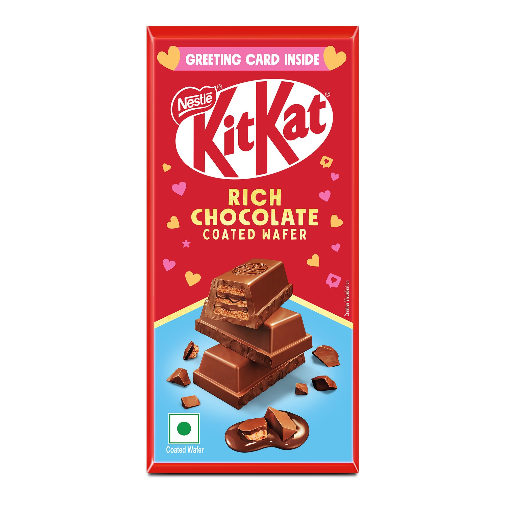Nestle KitKat Rich Chocolate Coated Wafer, Valentine – view 2