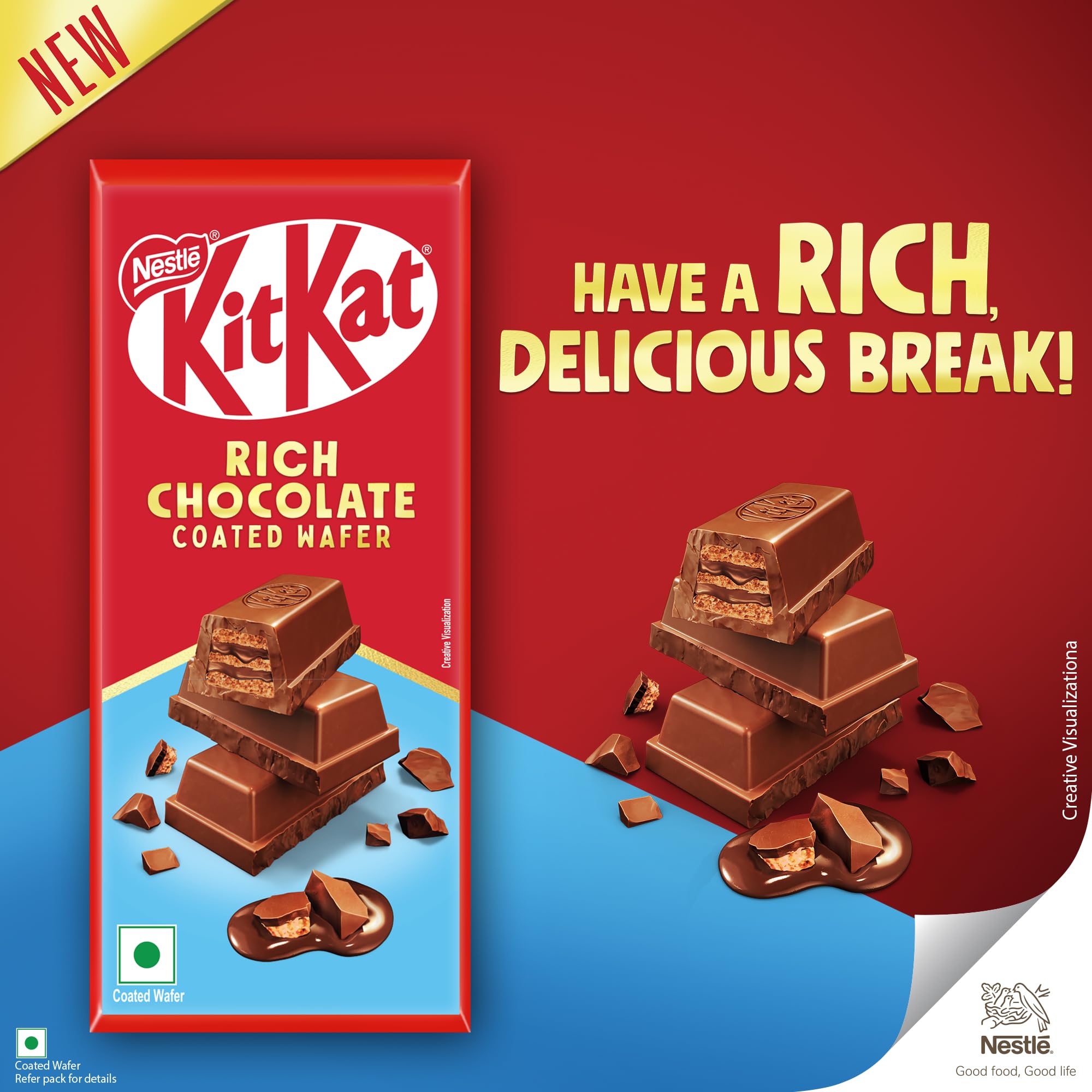 Nestle KitKat Rich Chocolate Coated Wafer, Valentine – view 7