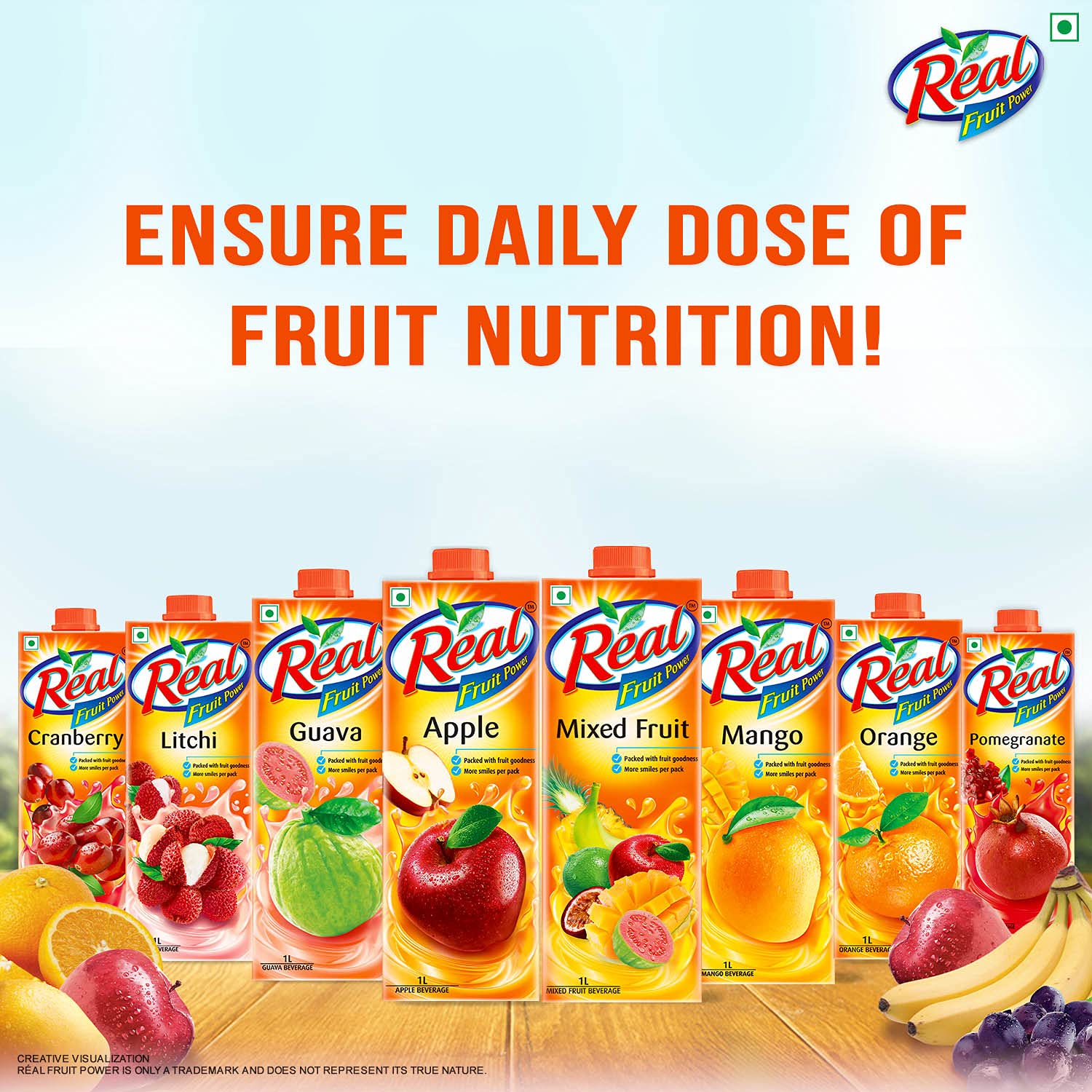 DABUR Real Mixed Berries Fruit Juice-1L – view 7
