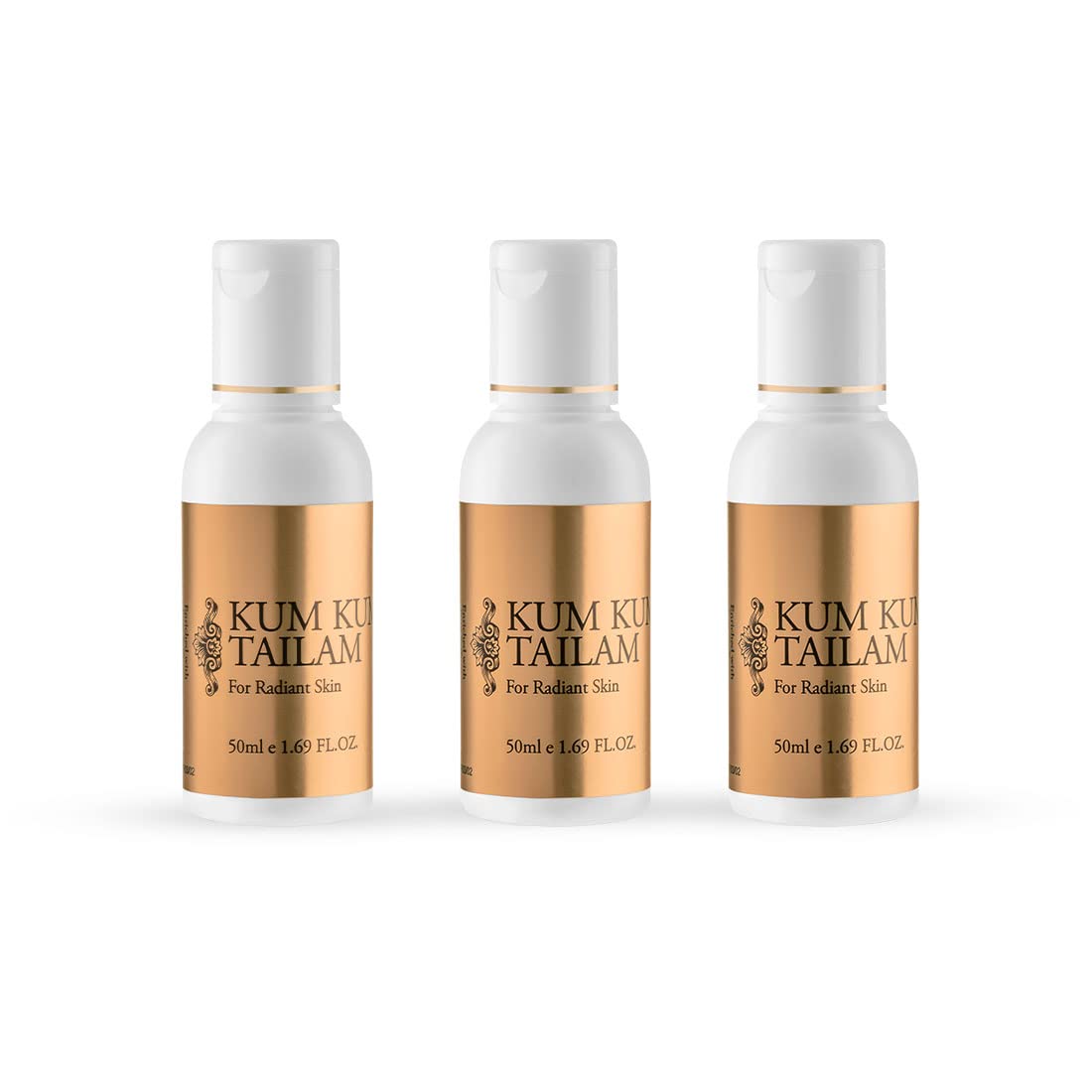 Trichup Kum Kumadi Tailam 50 ml bottles pack of three
