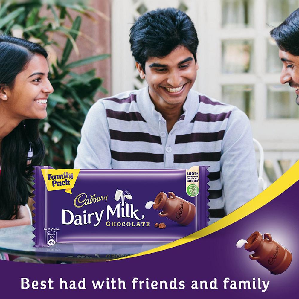 Cadbury Dairy Milk Family Pack Chocolate 130 G – view 3