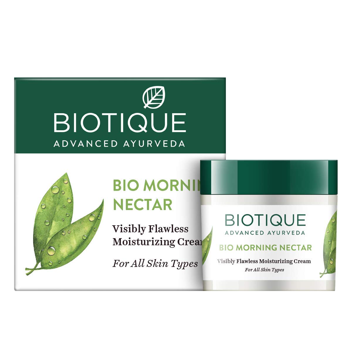 Biotique Morning Nectar cold cream 50g packaging hero image