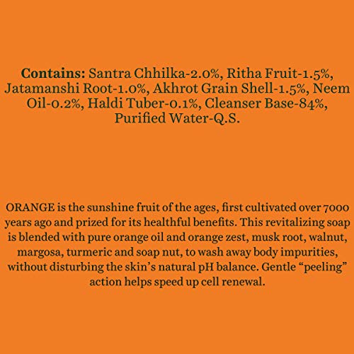 Biotique Bio Orange Peel Revitalizing Body Soap – view 5