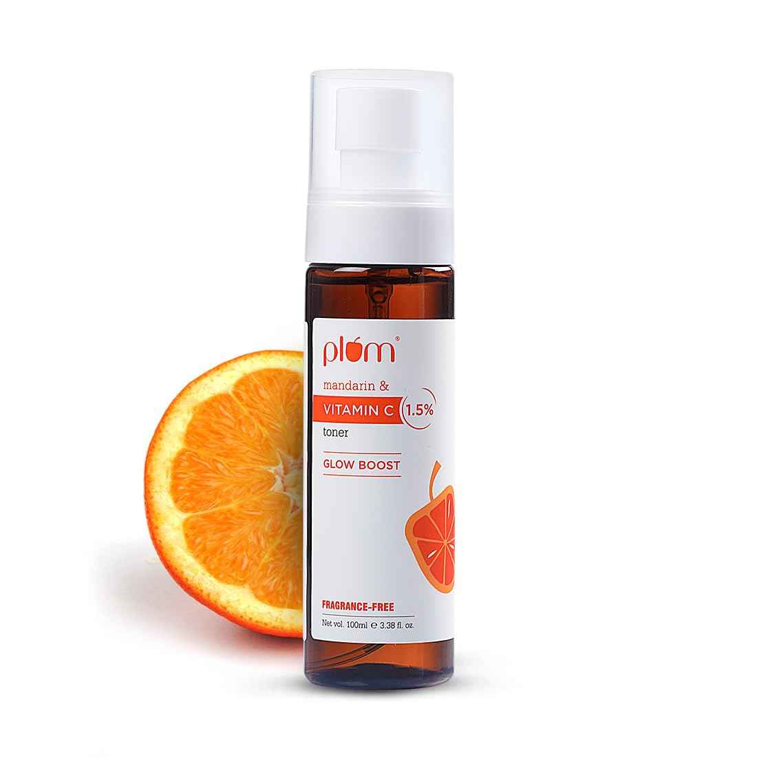 Alcohol-free Plum Vitamin C toner bottle for glowing skin