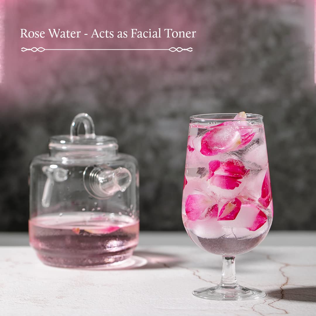 Blue Nectar Pure Rose Water for Face Gulab Jal Rose Water Spray for Face Natural Face Toner for Glowing Skin Pore Tightening 100 ml – view 4
